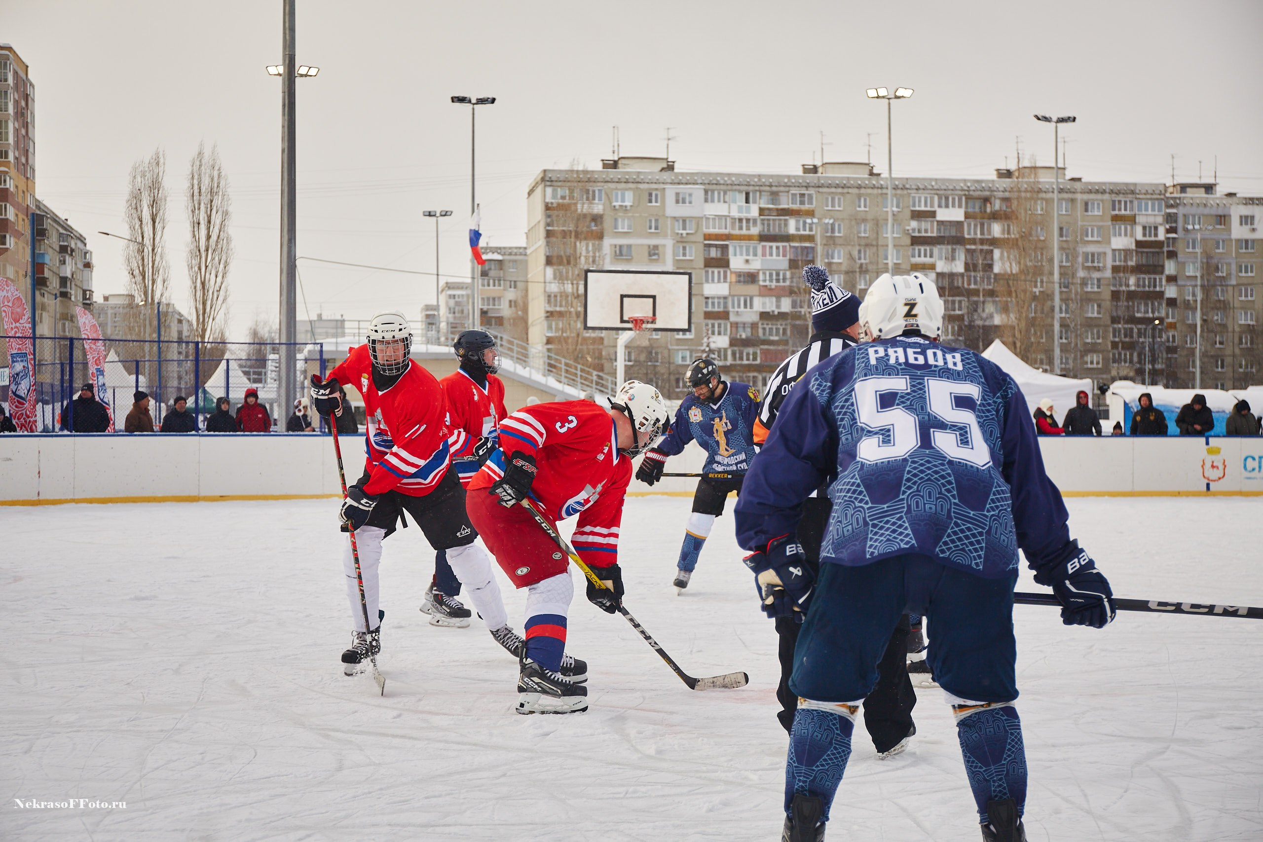 Турнир по хоккею «Русская классика» в рамках Офицерской хоккейной лиги. Спортивный фотограф Некрасов Денис