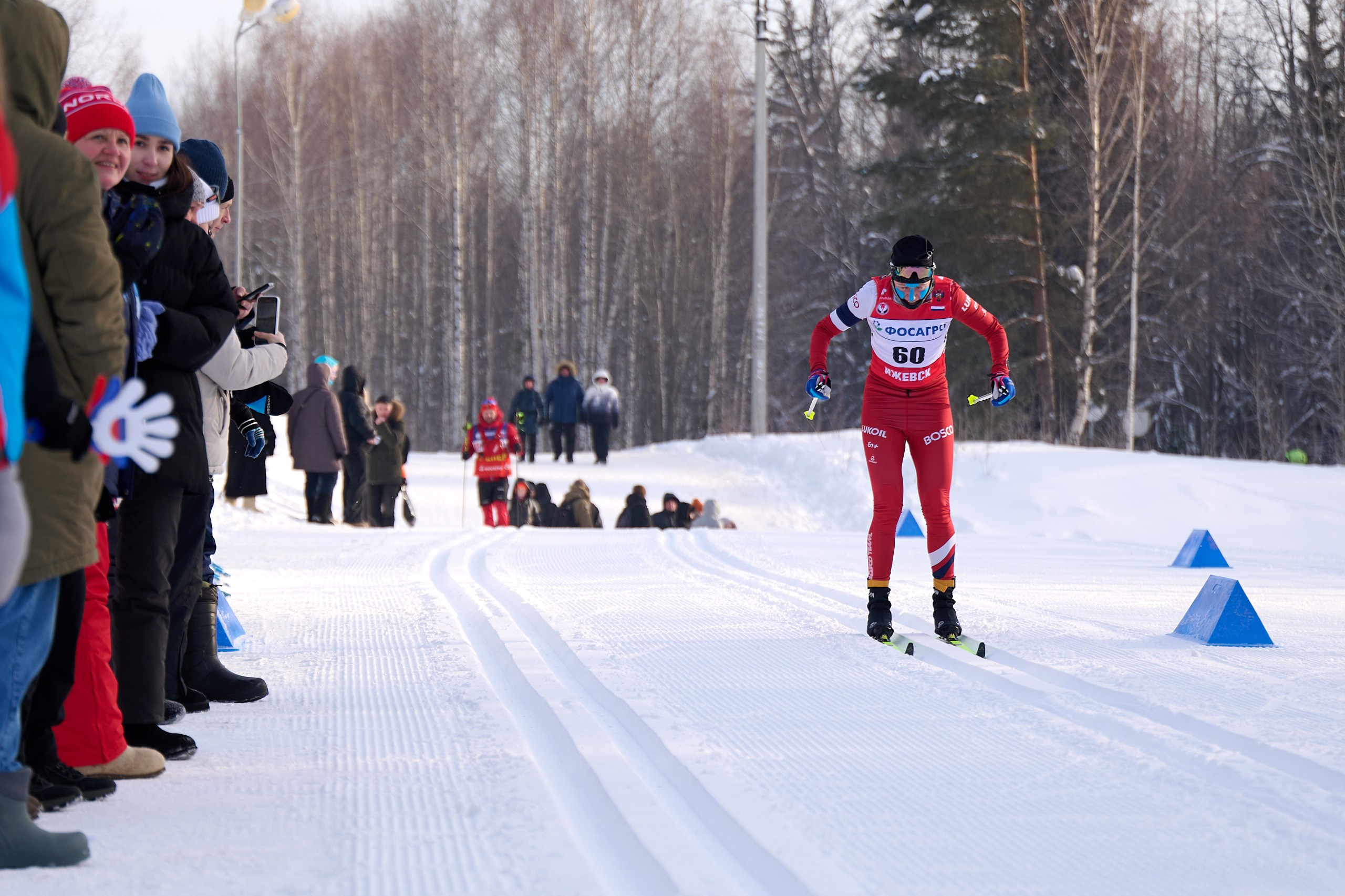 VI этап ФосАгро Кубка России по лыжным гонкам. Ижевск 25.01.2025 и 26.01.2025. Спортивный репортажный фотограф в Ижевске Сергей Мерзляков