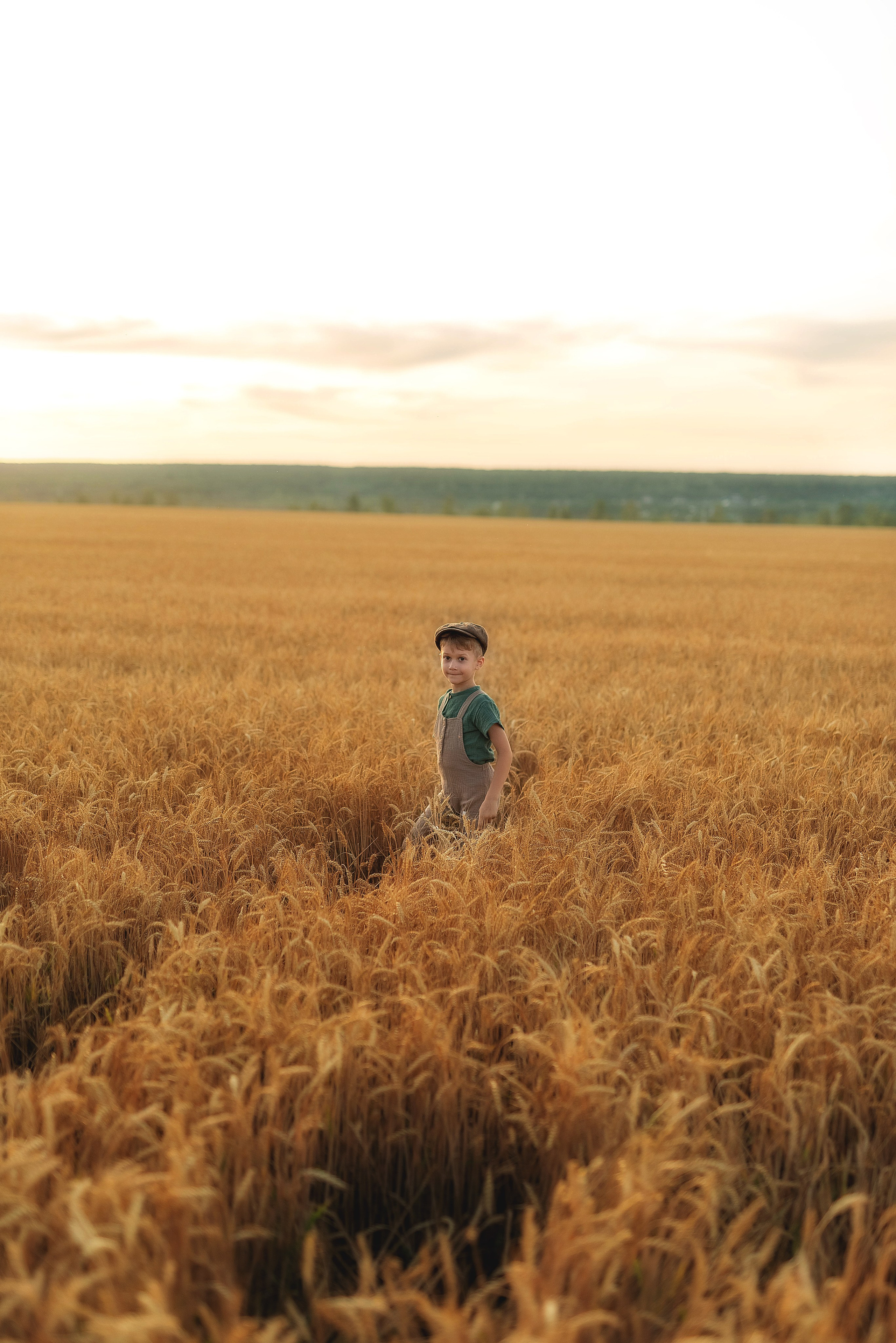 Фотосессия в пшеничном поле. Семейный, детский фотограф в Воронеже Анна Никитина