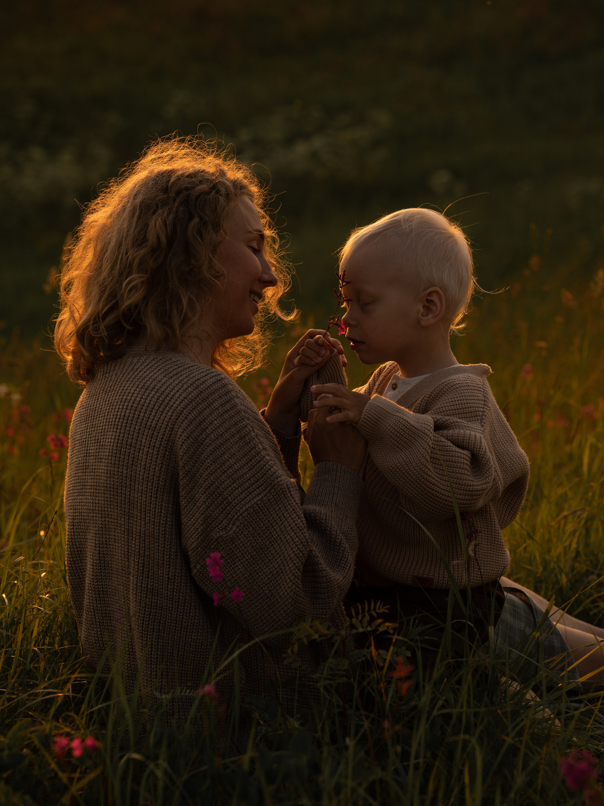Душевная съемка на холмах. Семейный и портретный фотограф в Санкт-Петербурге Татьяна Гримоть