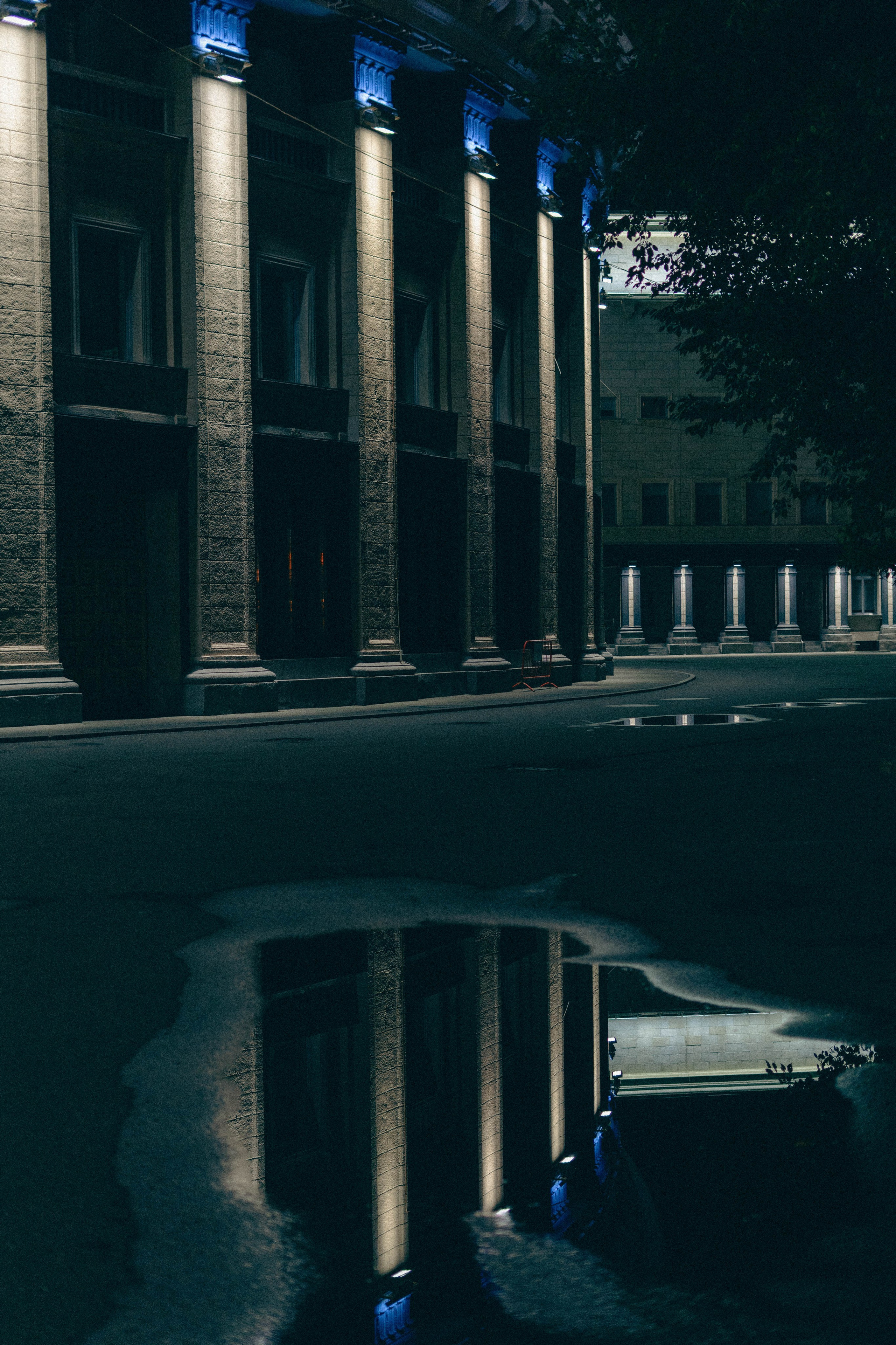 Фотосессия в ночном городе