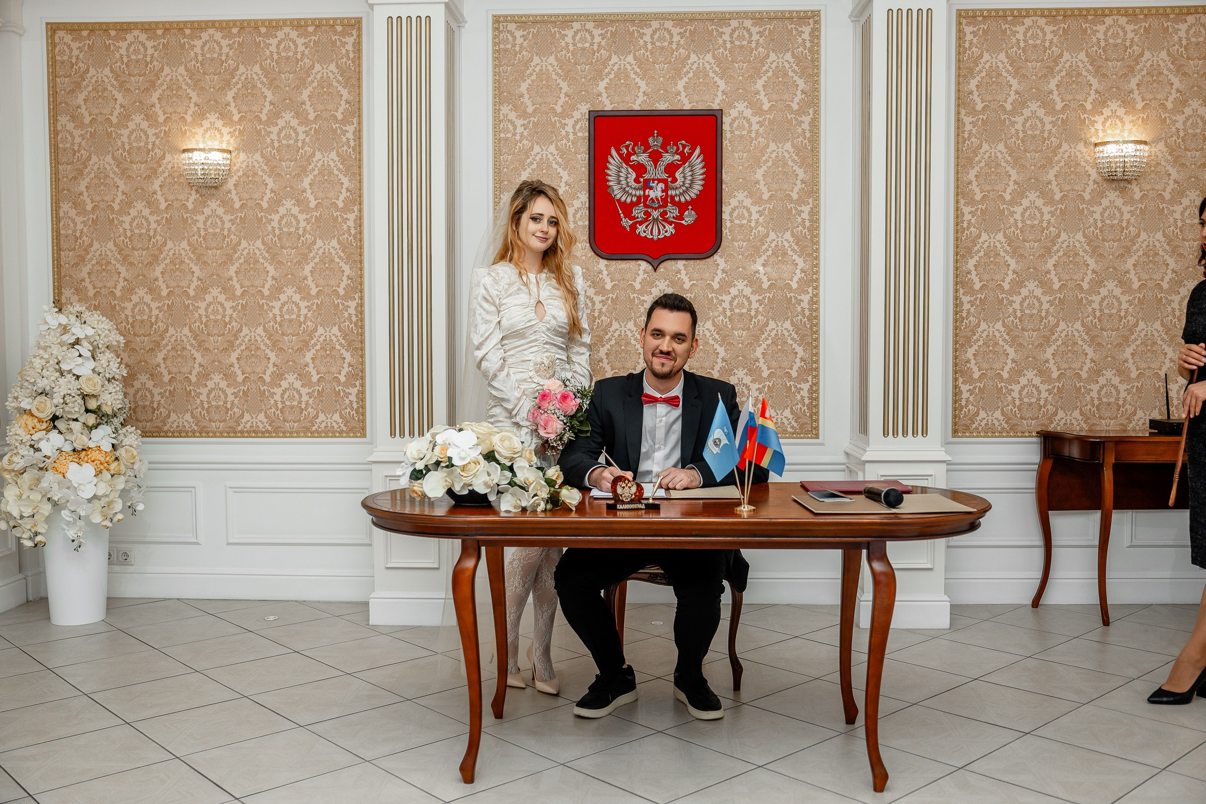 Кирилл и Эмми | Резиденция Королей, Замковый пруд. Фотограф Елена Медок Калининград