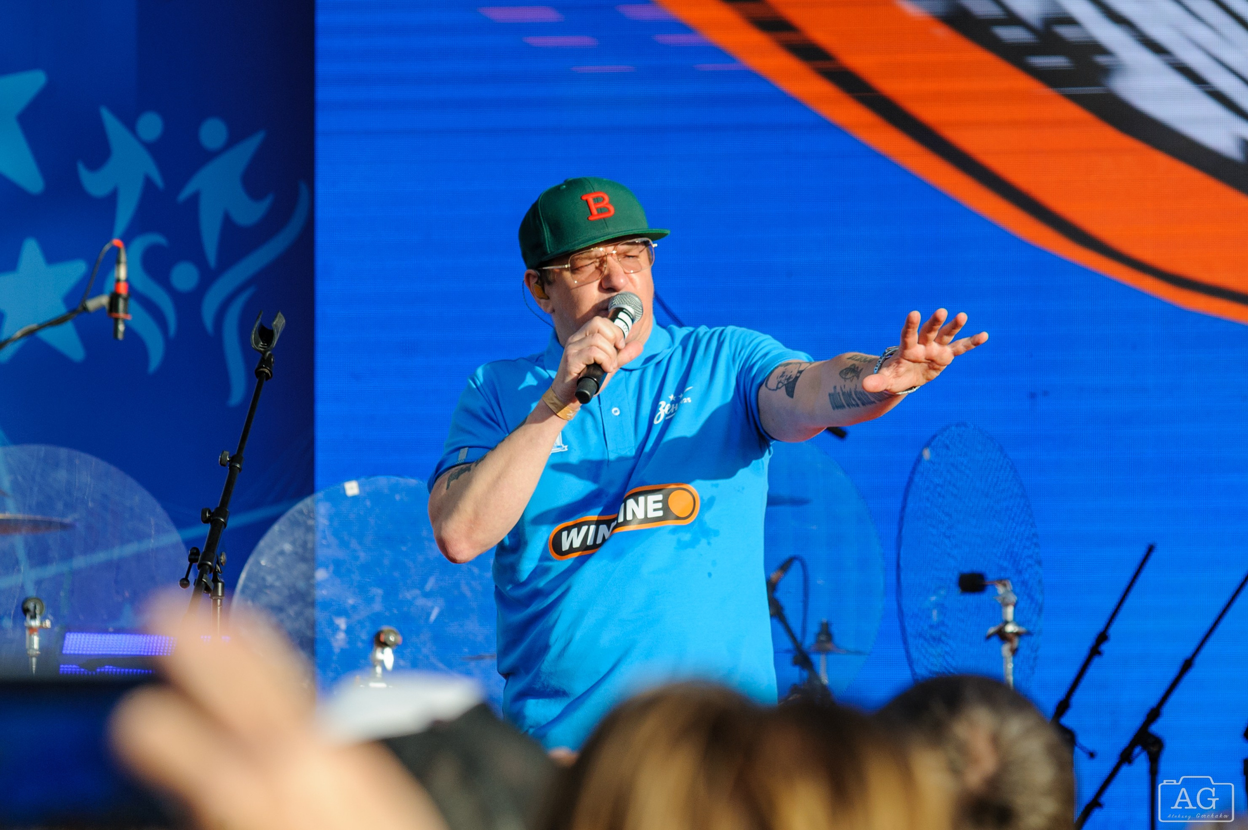 Группа «Кирпичи» на открытой тренировке ФК «Зенит». Алексей Горчаков. Фотограф на ваш праздник