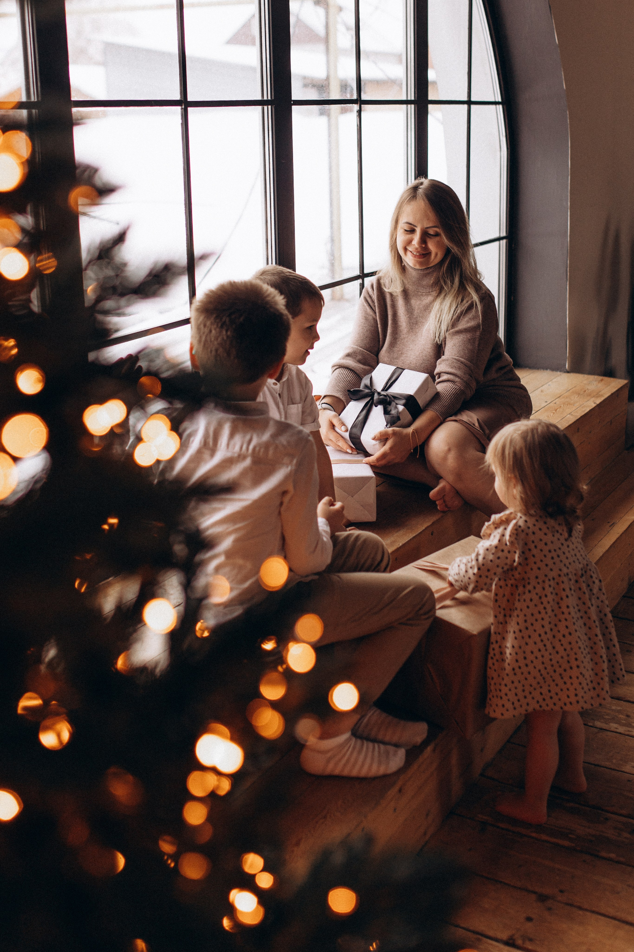 Новогодняя история большой семьи. Семейный фотограф lifestyle в Новосибирске Елена Шпилевая