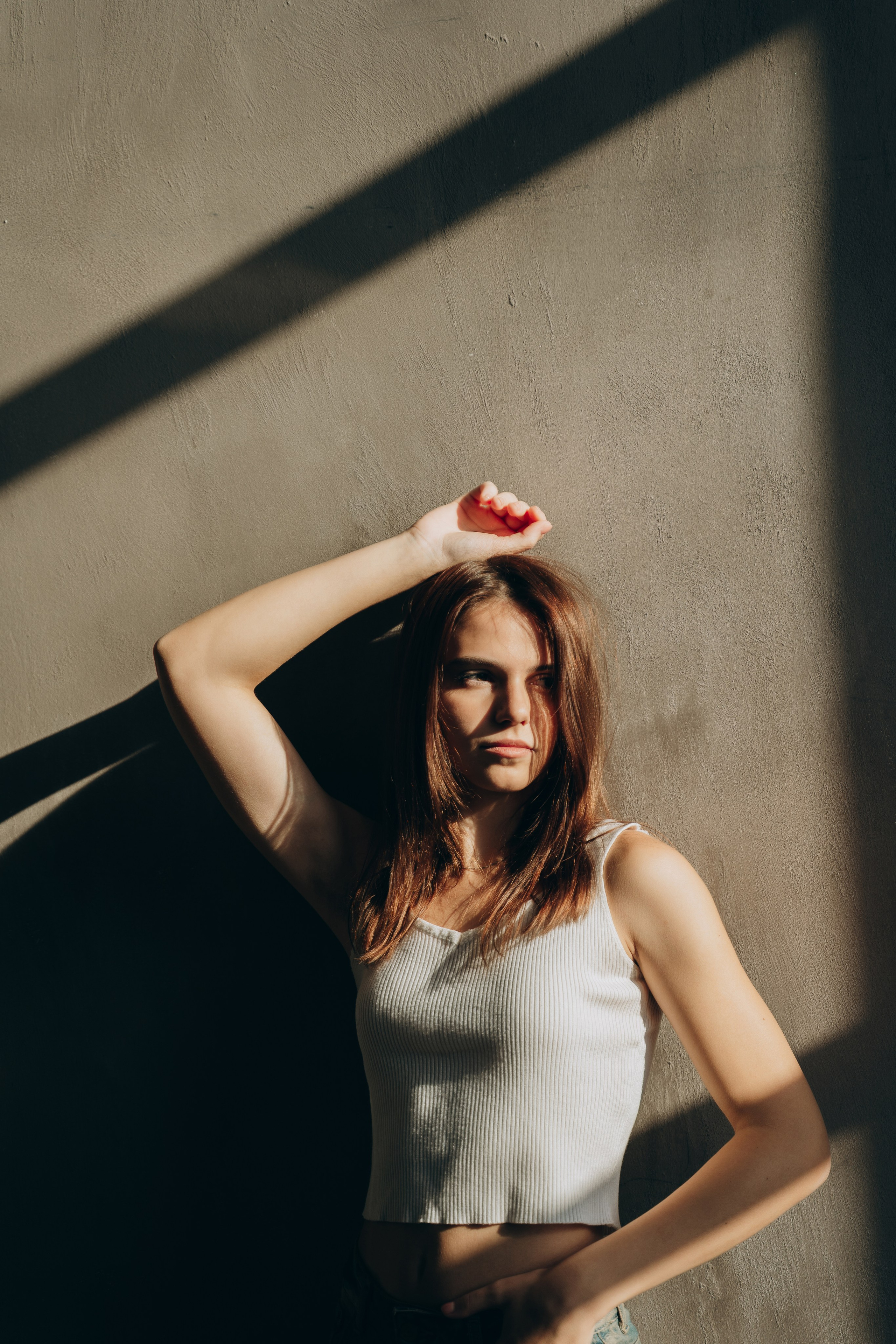 Настя. Модельные тесты. Фотограф Москва Виктория-Антуанетта