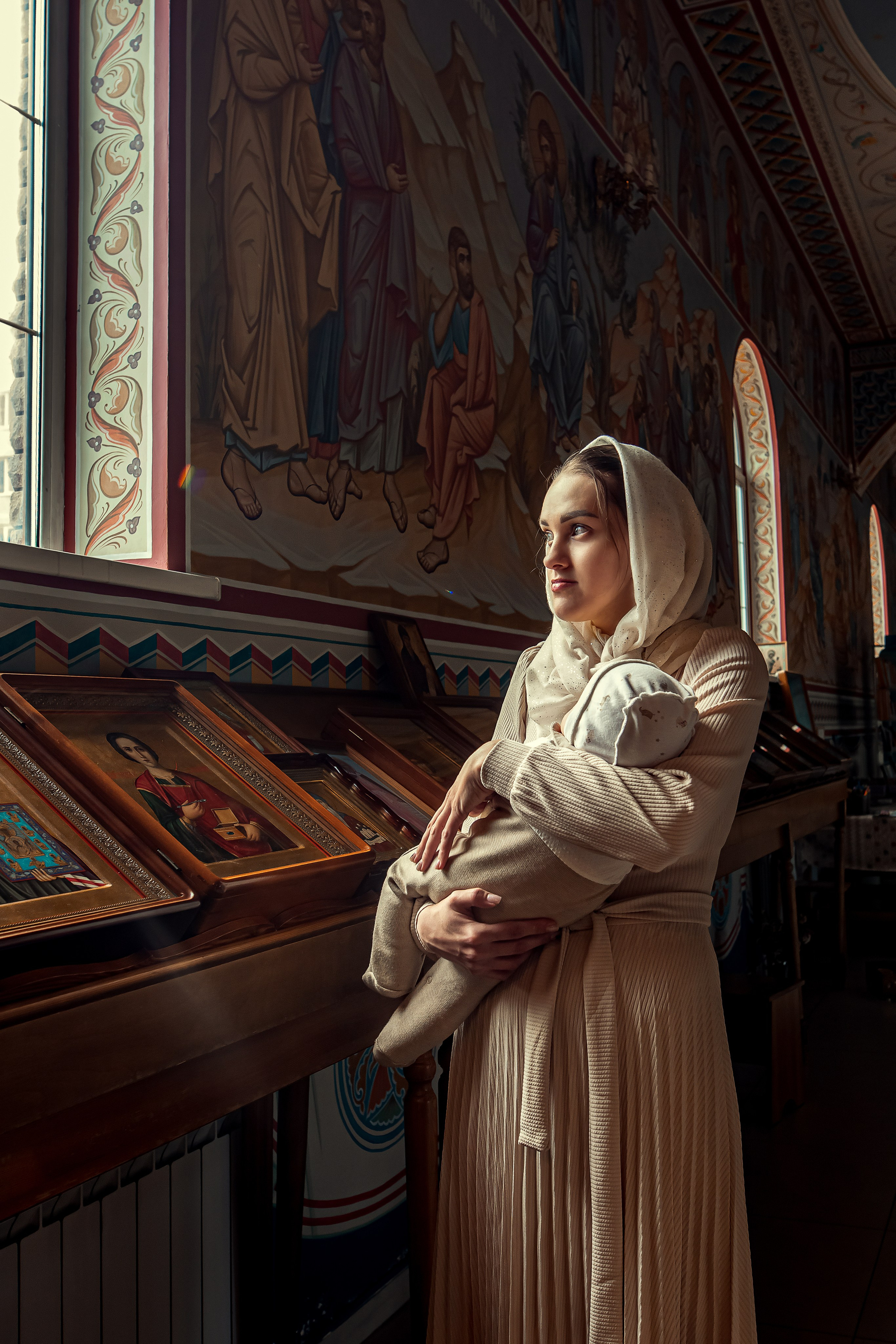 Таинство Крещения Ивана. Фотограф Таинств Крещения и Венчания в г. Курске