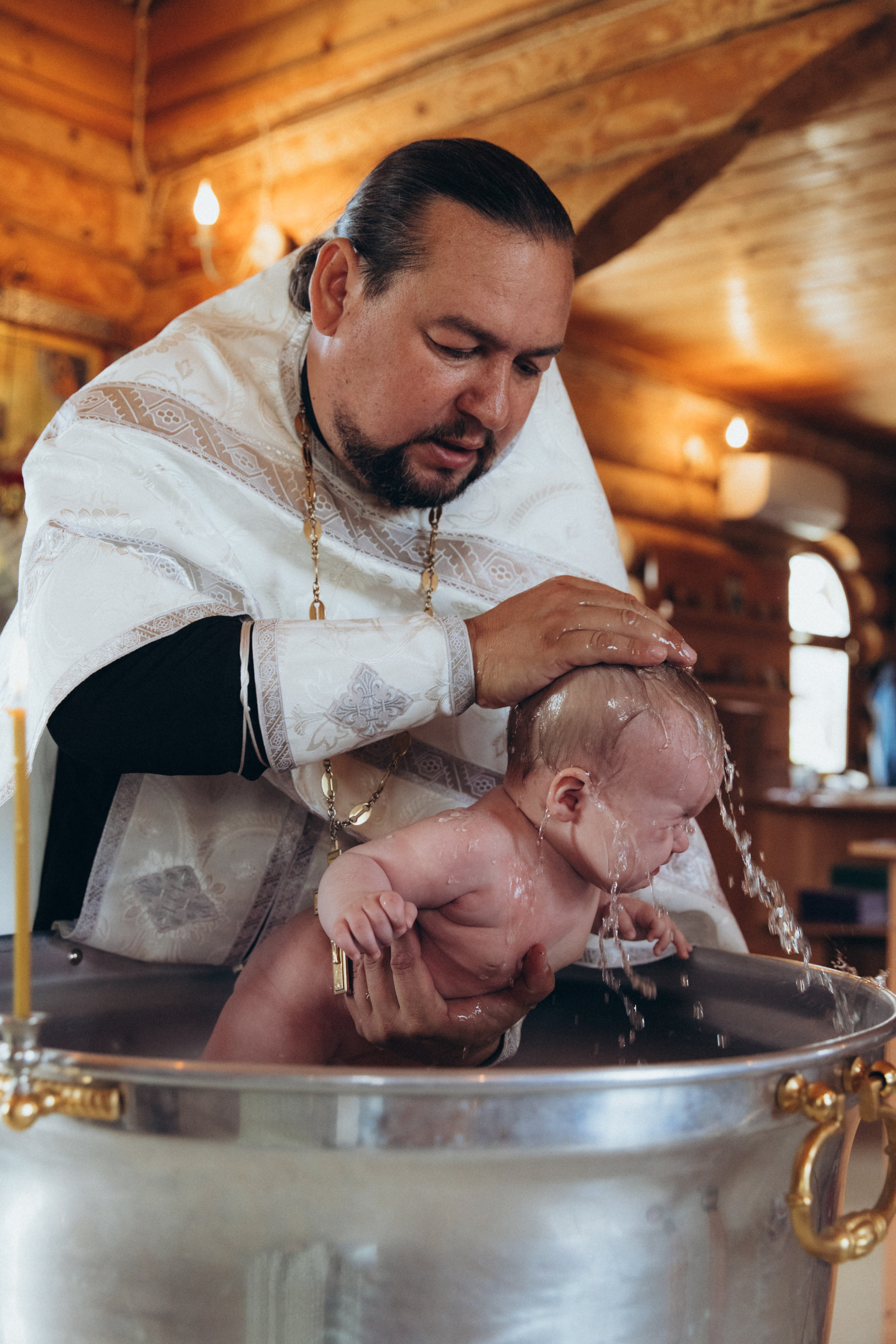 Крещение Марьяны. Фотограф на крещение в Рязани. Семейный фотограф