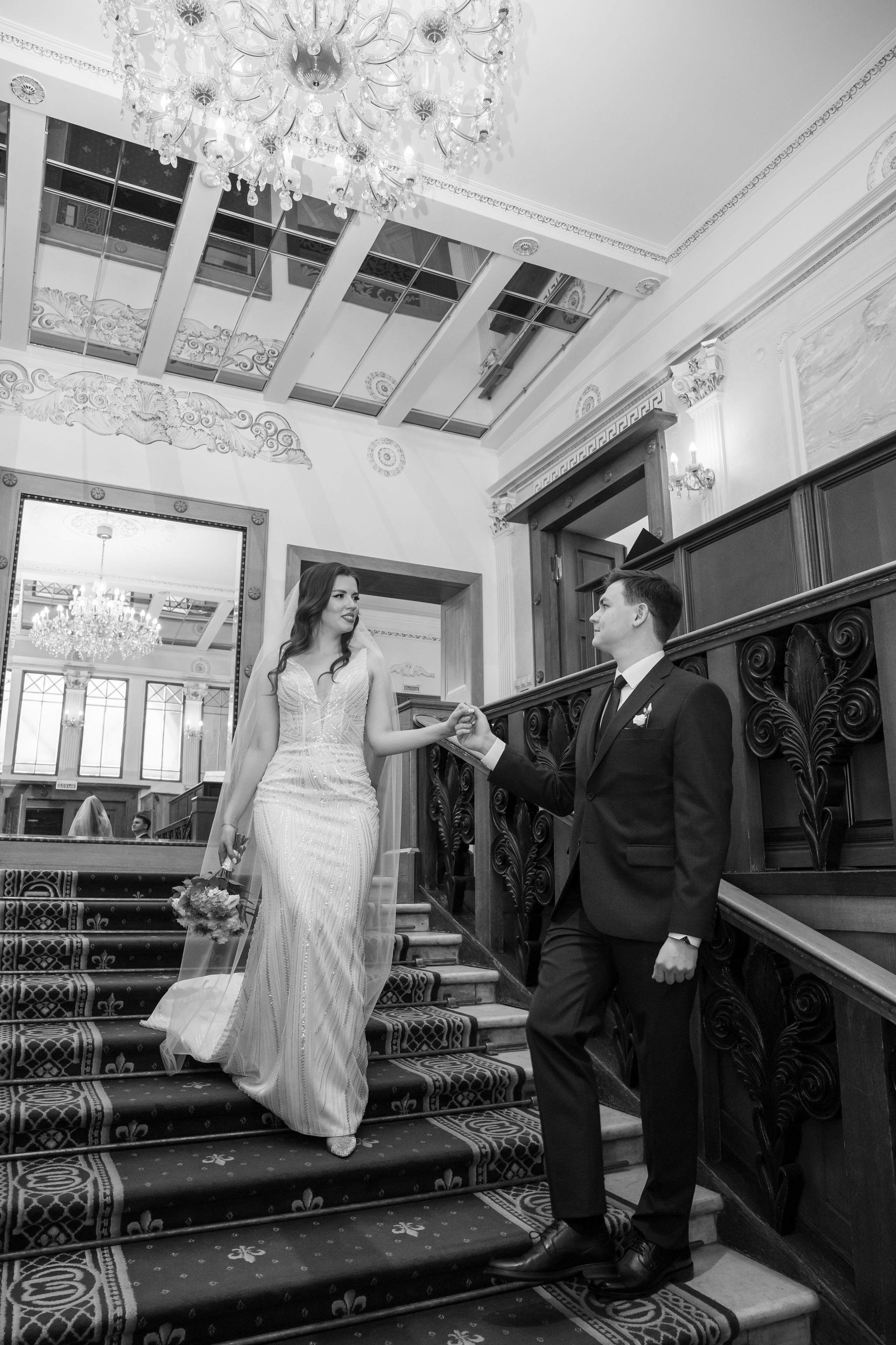 Даша и Дима, Грибоедовский ЗАГС. Свадебный и репортажный фотограф (Москва, Королев и другие)