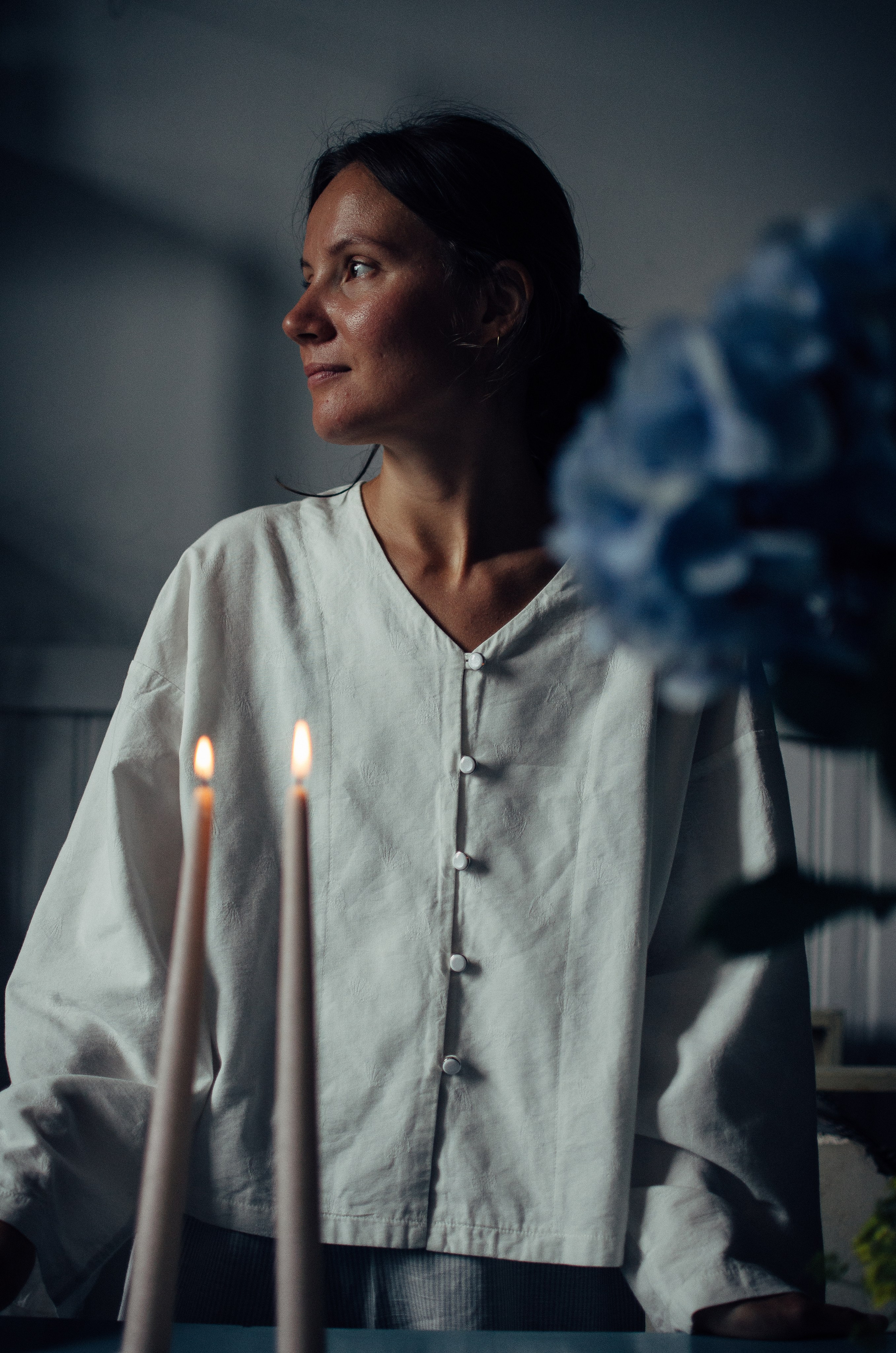 Даша в мастерской керамики — Атмосферная фотосессия. Семейный фотограф во Всеволожске и Санкт-Петербурге Юлия Капустина