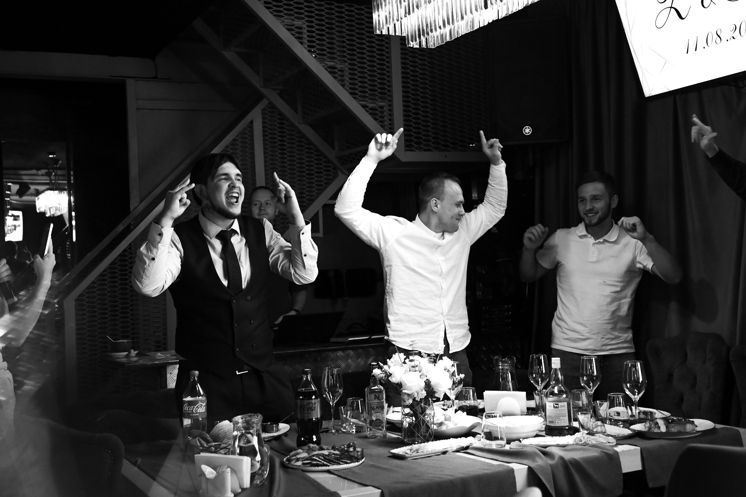 Black and white film. <3