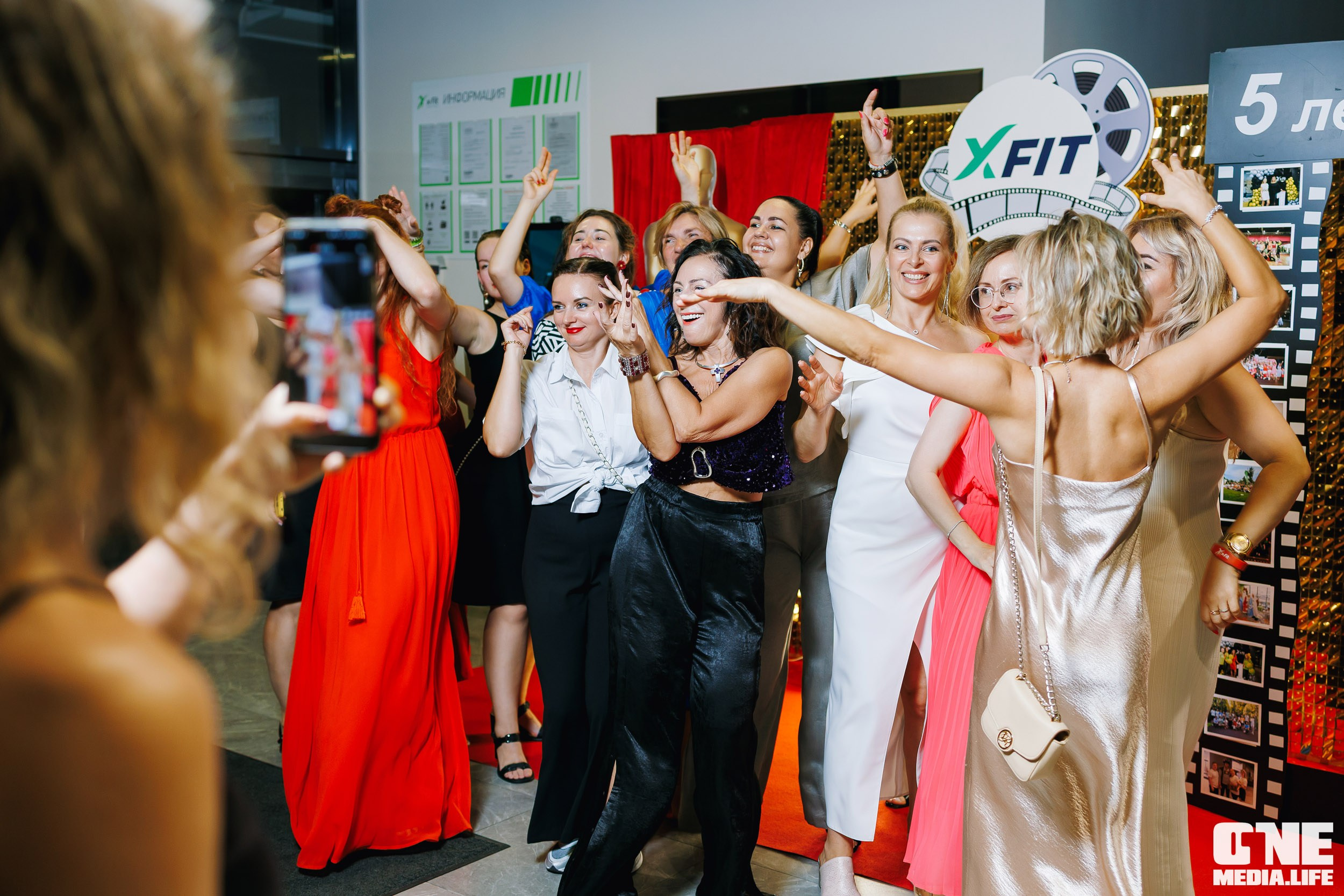 Фоторепортаж с 5-летия фитнес-клуба X-Fit. One Media Life: фоторепортажи, фотоотчеты с мероприятий и заведений