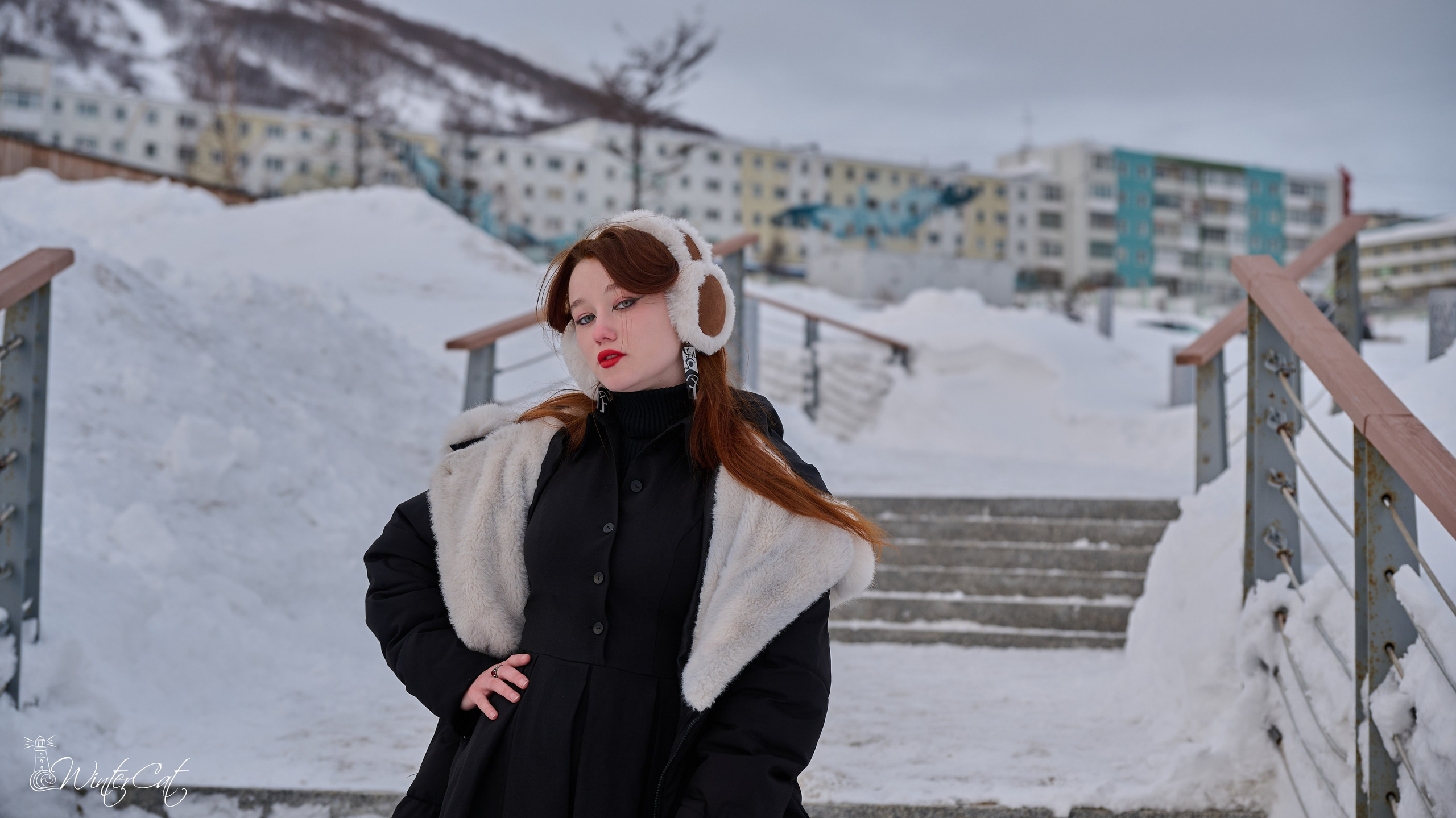 Алёна на Маяке. Портретный и репортажный фотограф в Магадане Андрей Нефедов WinterCatPhoto
