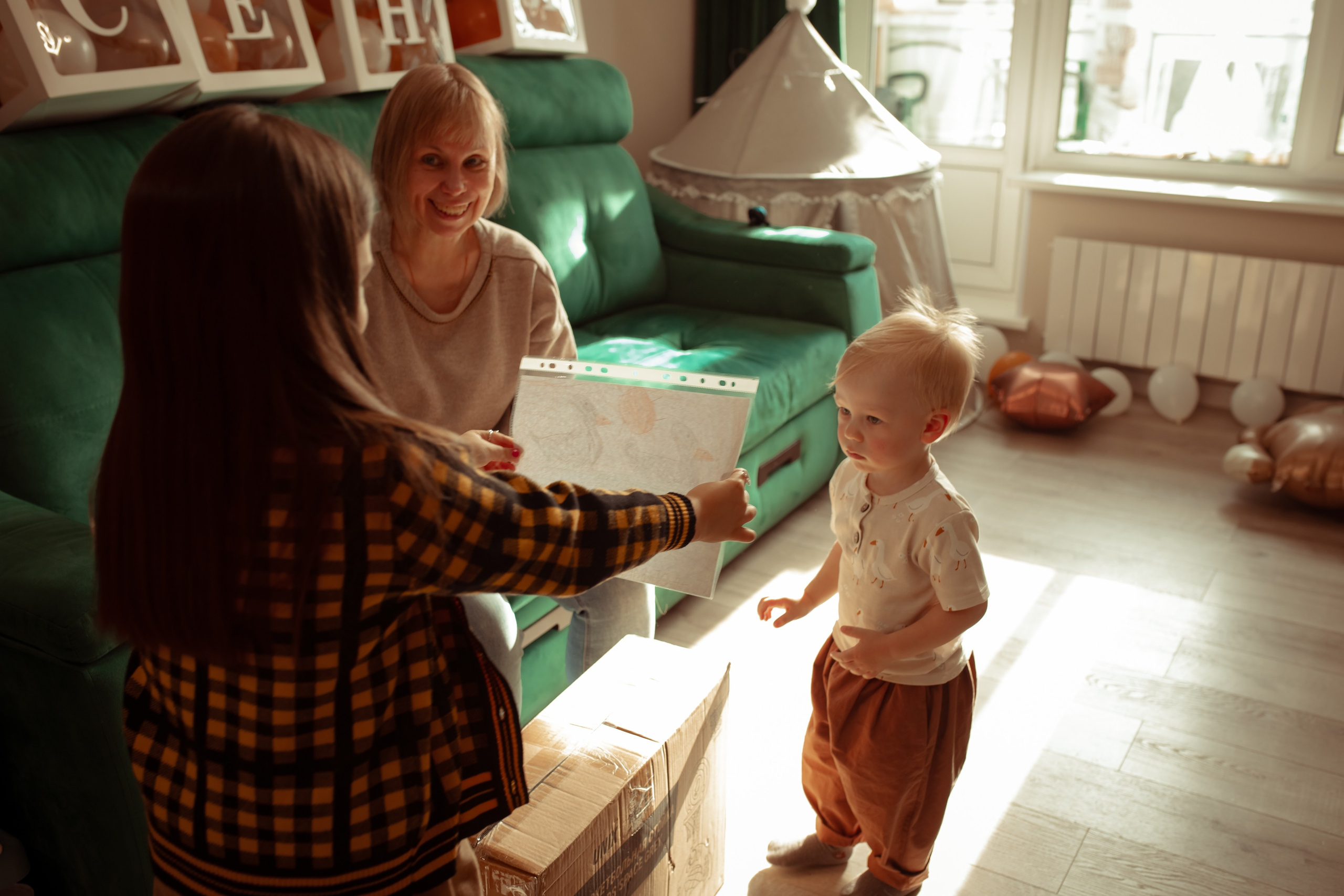 День рождение Арсения+домашняя съемка. Семейный и детский фотограф в Москве Дорогова Екатерина