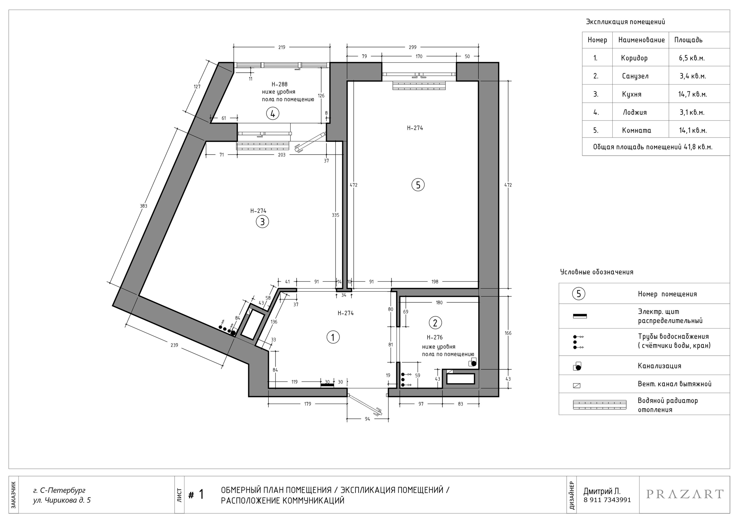 Пример дизайн-проекта интерьера. СПб. Дизайн интерьеров в сочетании с дизайн-проектом — лучший результат!