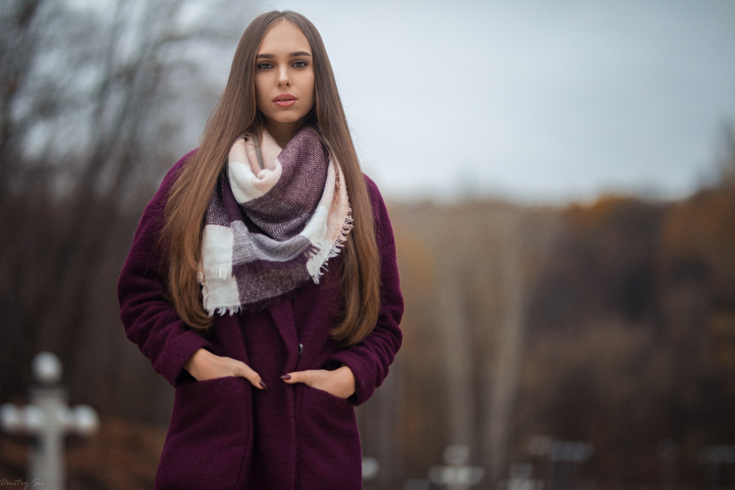 Осенняя фотосъемка с Марией в парке