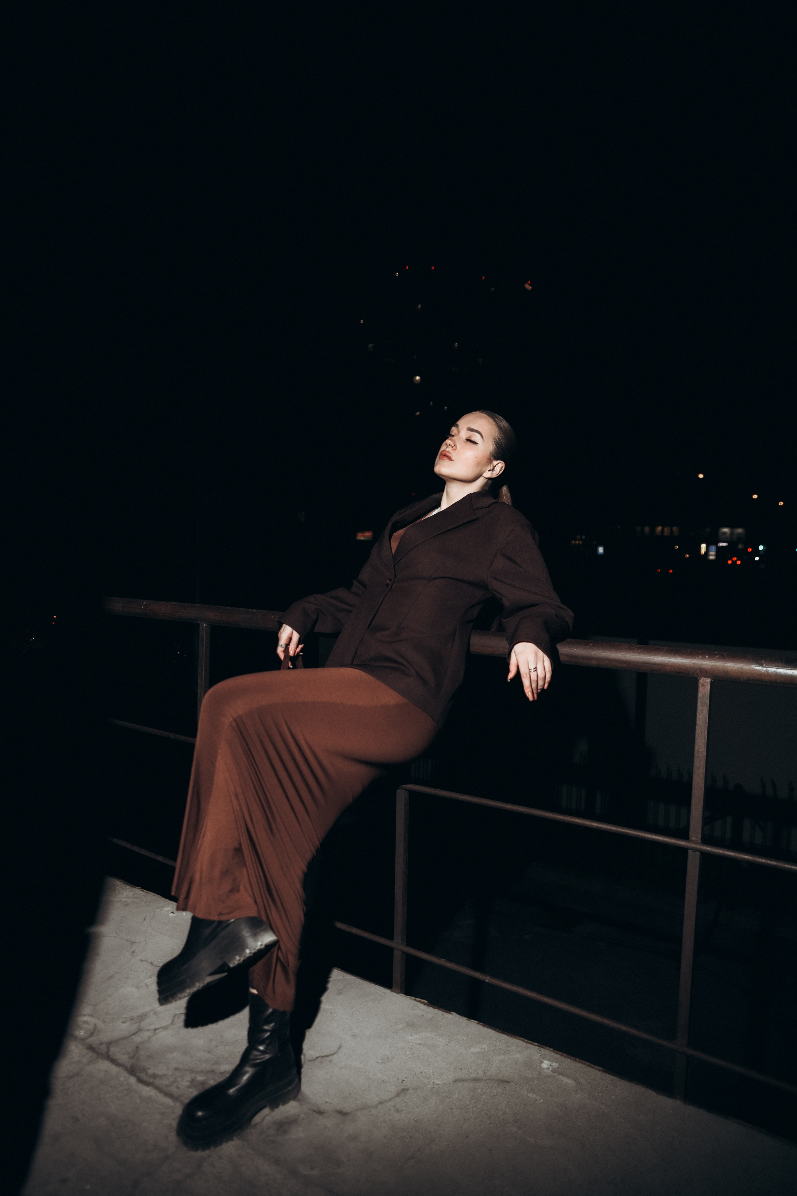 Ночная прогулки. Индивидуальный фотограф Новосибирск Настя