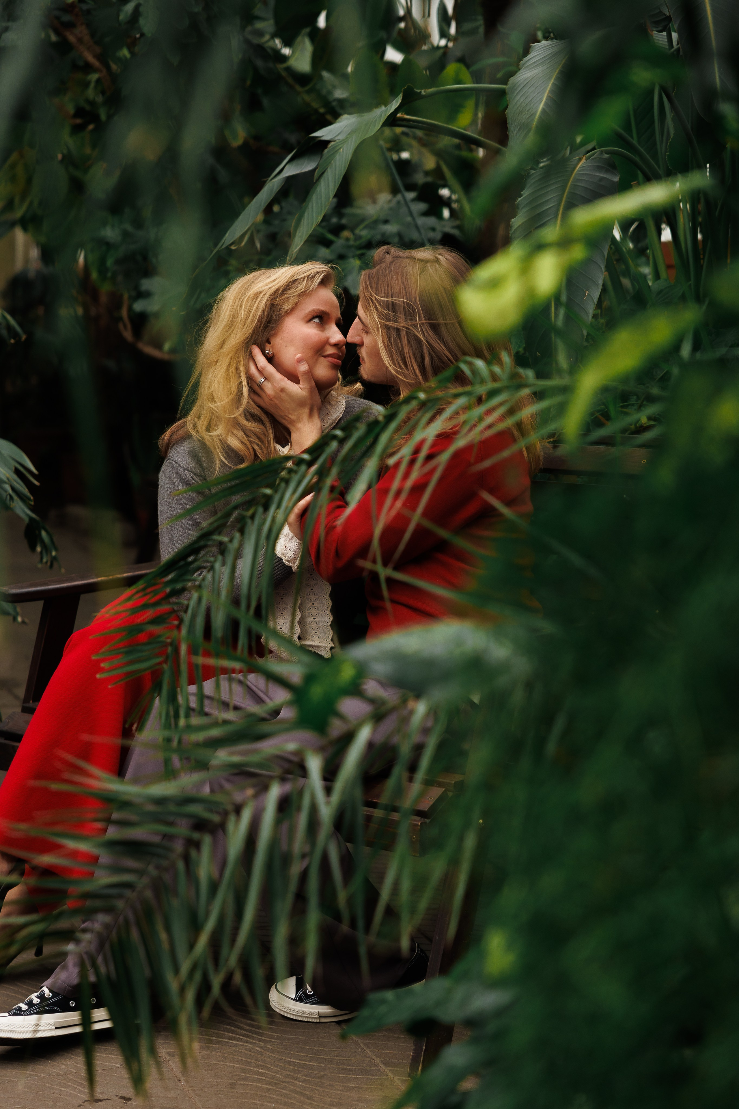 Предложение в оранжерее. Свадебный и семейный фотограф в Москве Красинская Мария