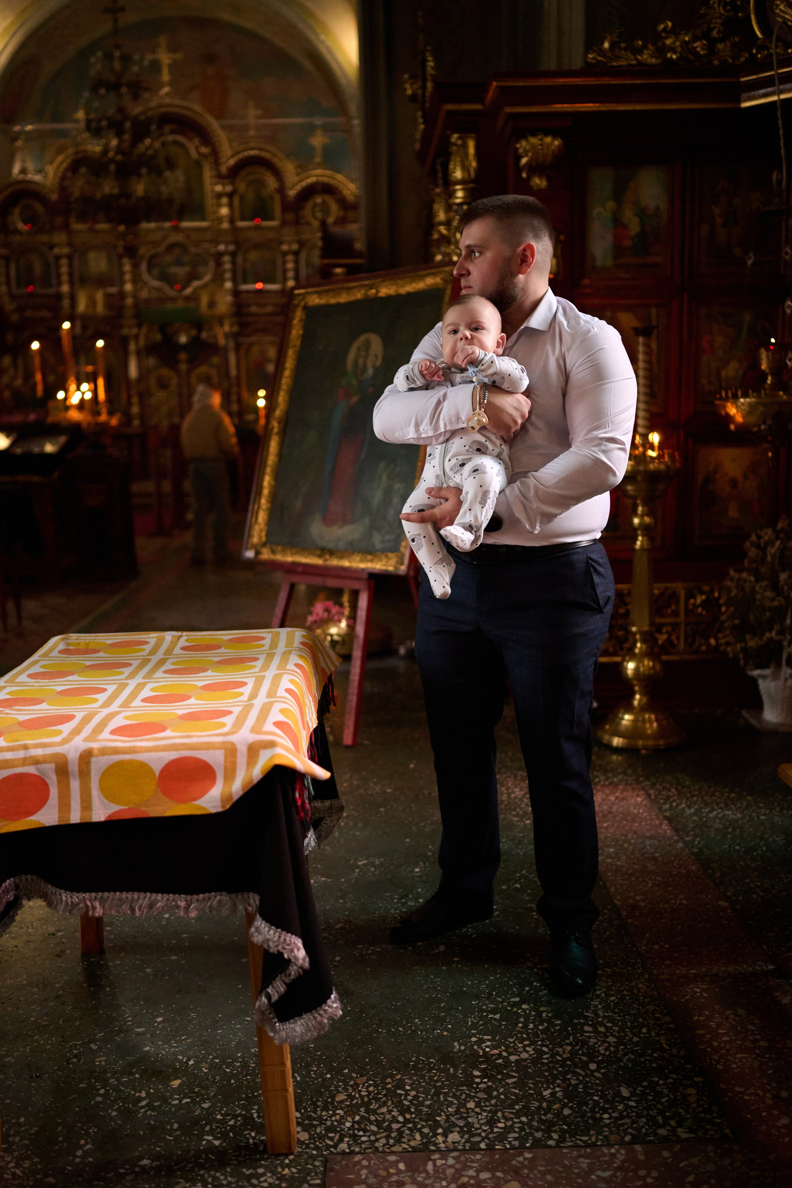 Фотосъемка крещения Саши. Профессиональный фотограф Старый Оскол, Губкин — свадьба, венчание, крещение, юбилей и день рождения