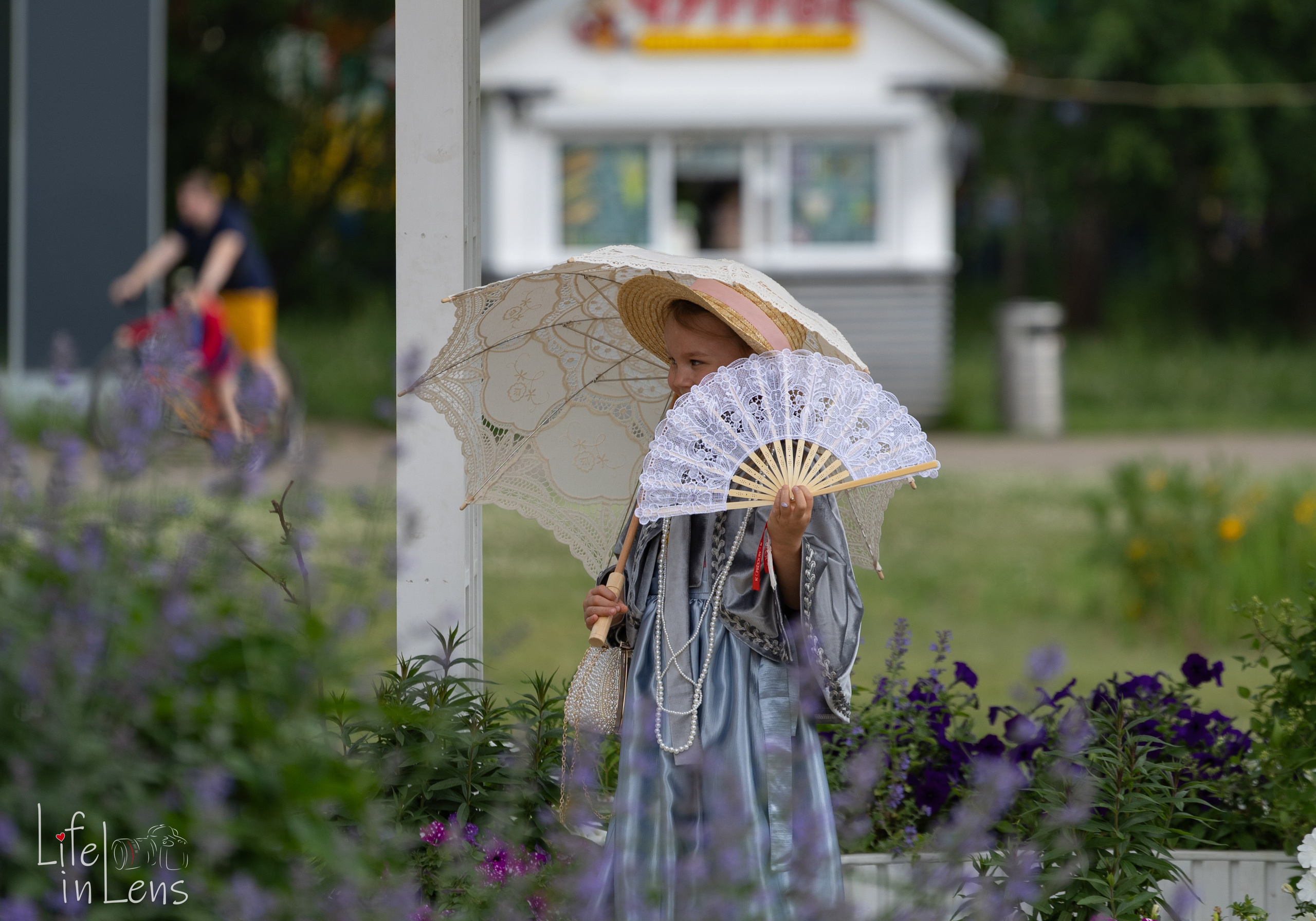 Парк Кузьминки. Фотограф, получающий удовольствие от своей работы