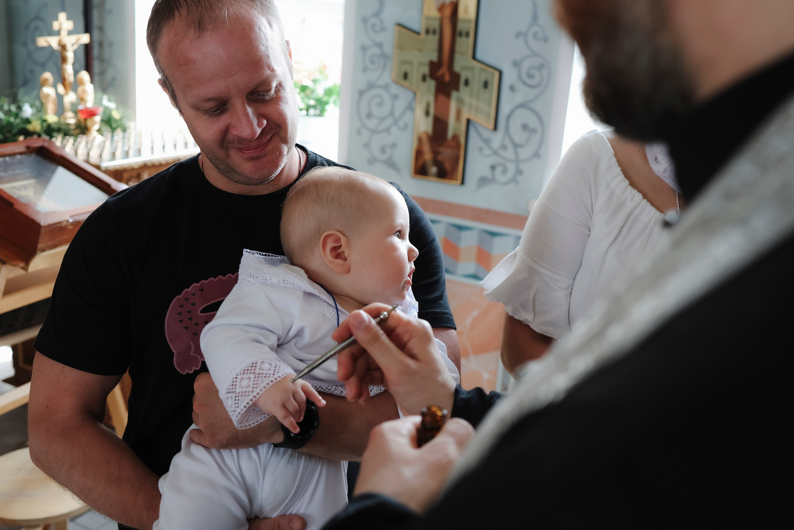 Крещение Гордея. Фотограф Новосибирск