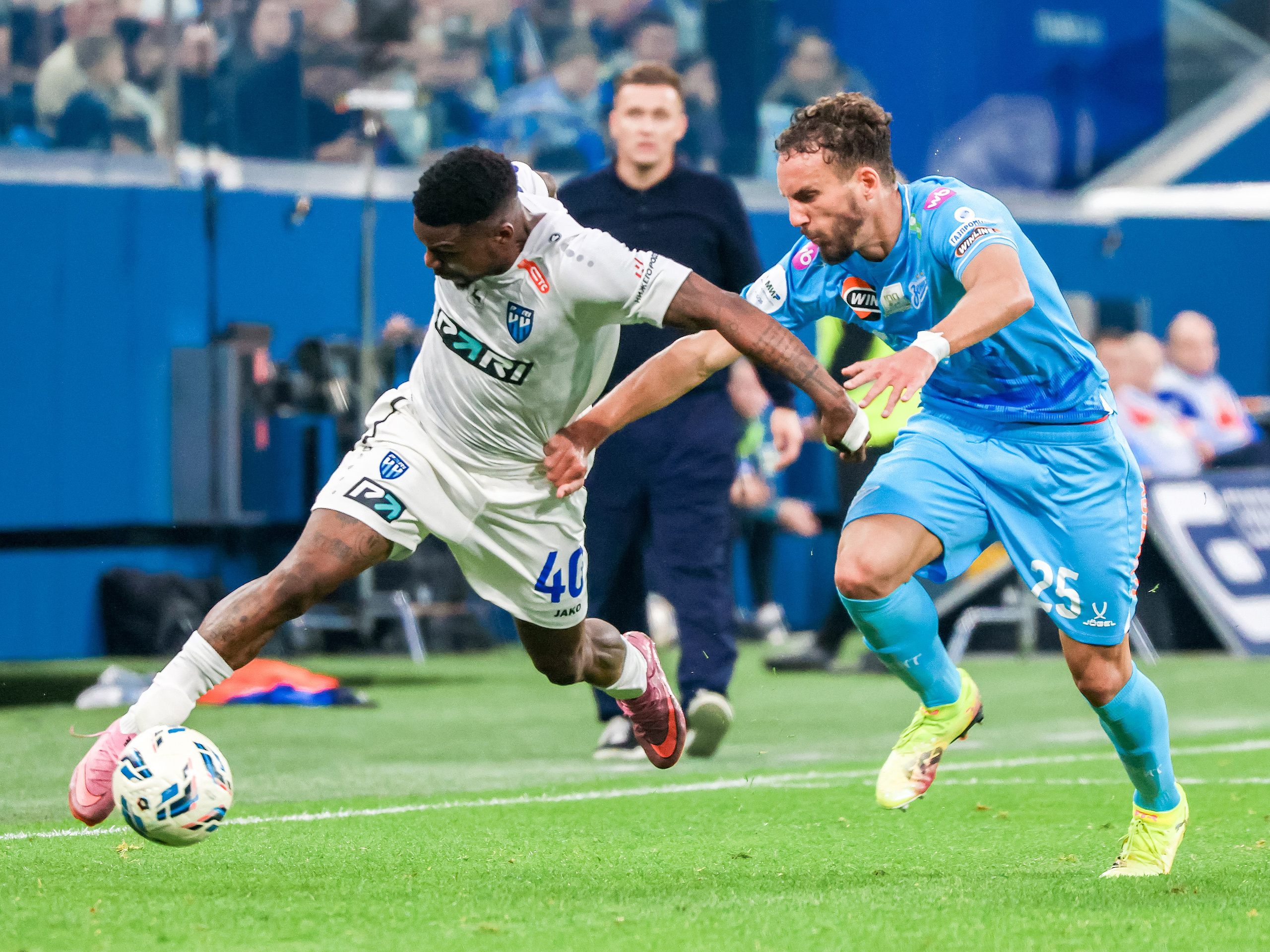 Матч 7-го тура МИР Российской Премьер-Лиги ФК Зенит- ФК Пари (Нижний Новгород). Спортивный кадр- сообщество спортивных фотографов РФ