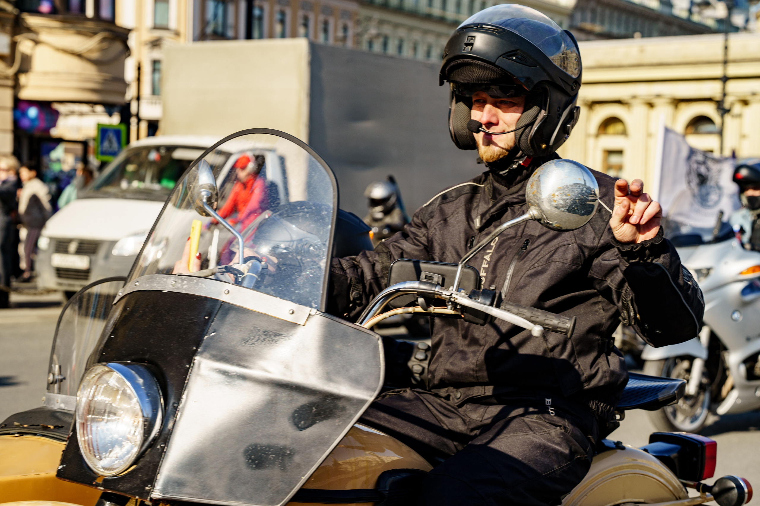 Прохват мотоклуба Norman Riders ч.1. Концертный и репортажный фотограф в Санкт-Петербурге Слава Пахомов