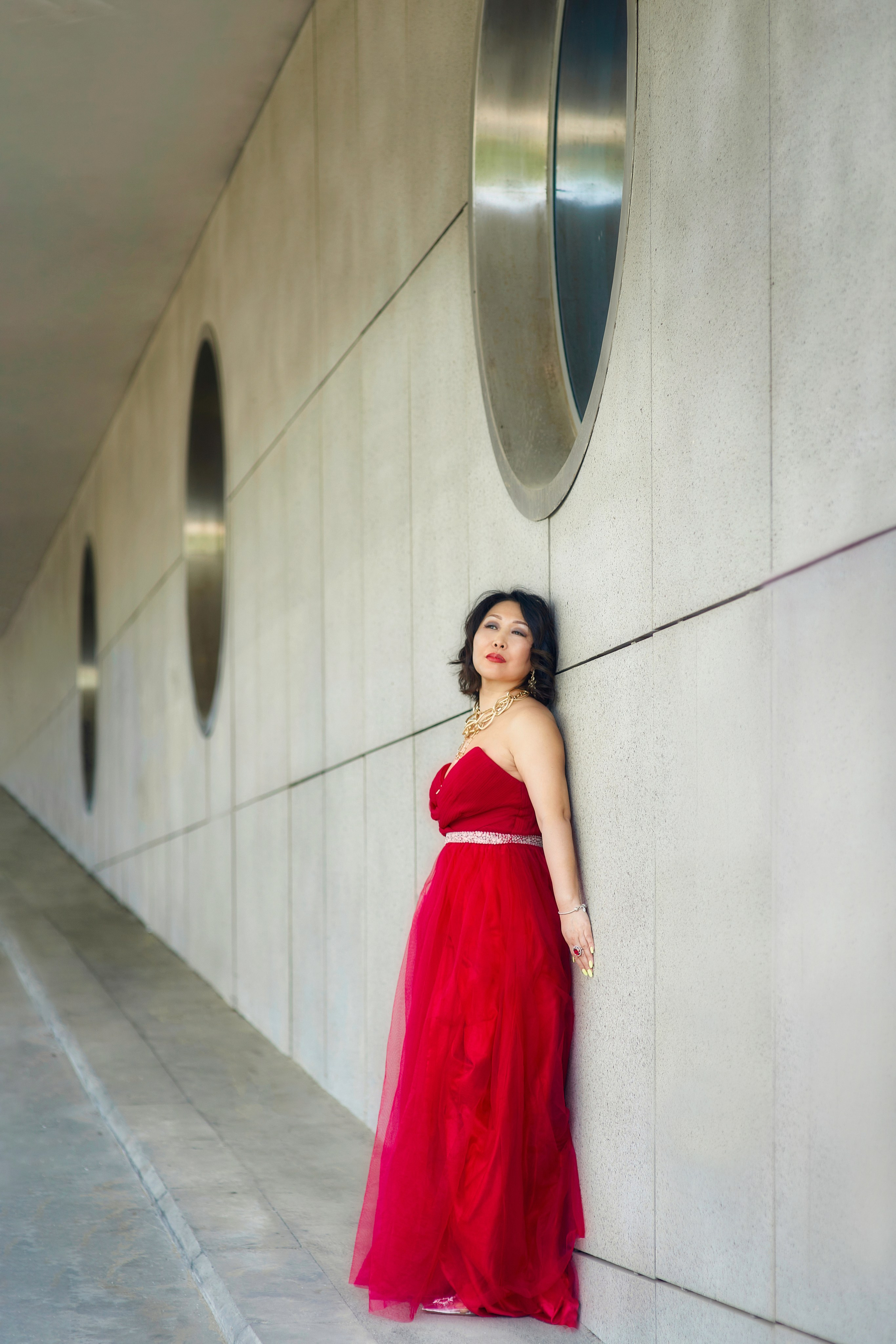 Женский портрет в Москва-Сити. Фотограф Владимир Артамонов