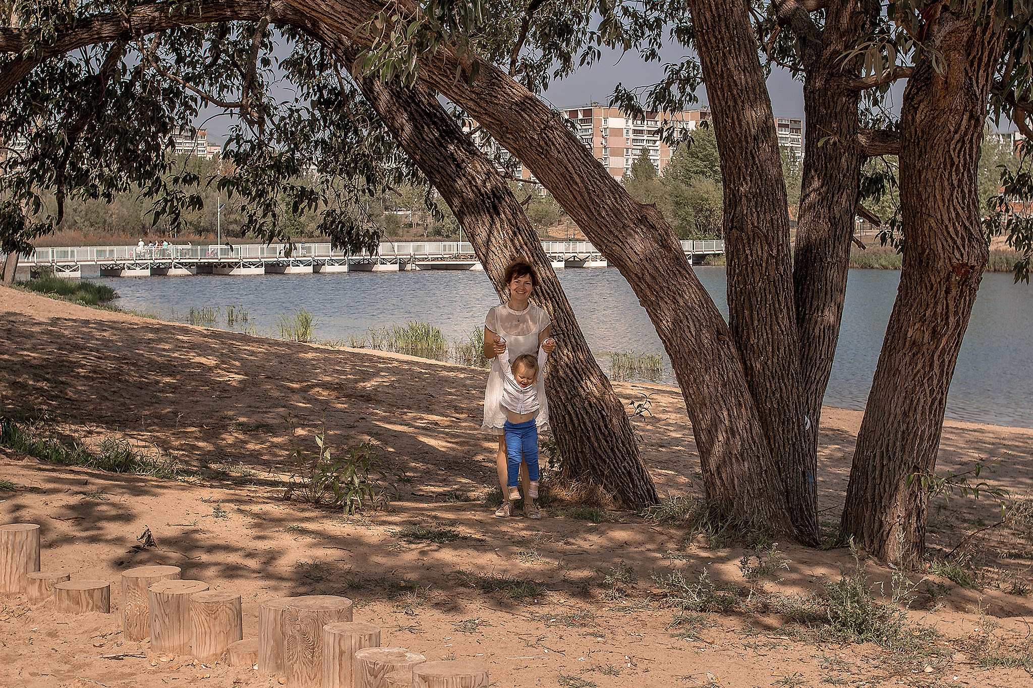 Семейная фотопрогулка Марии и Веры на Мещерском озере. Детский и семейный фотограф, фотограф мероприятий Нижний Новгород