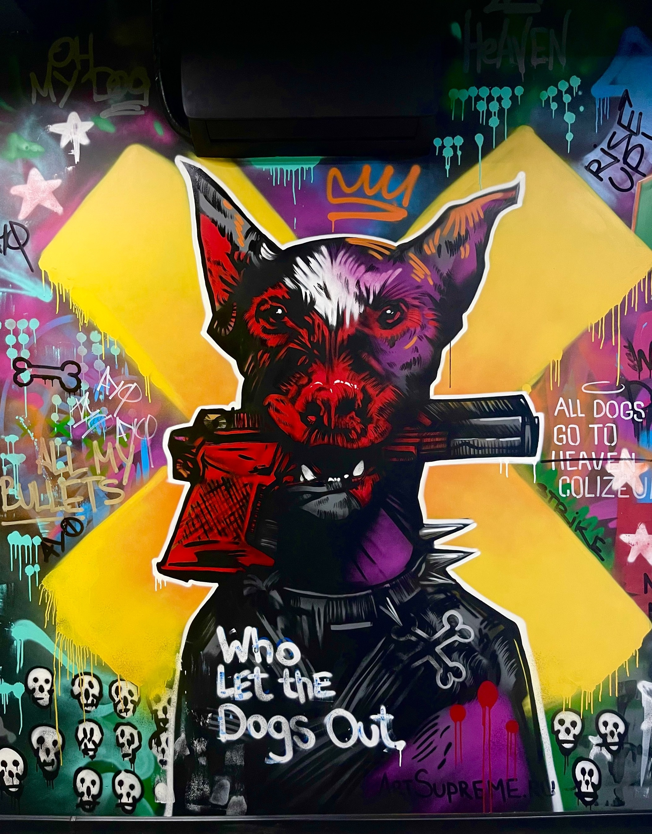 Роспись в кальянной, г. Москва