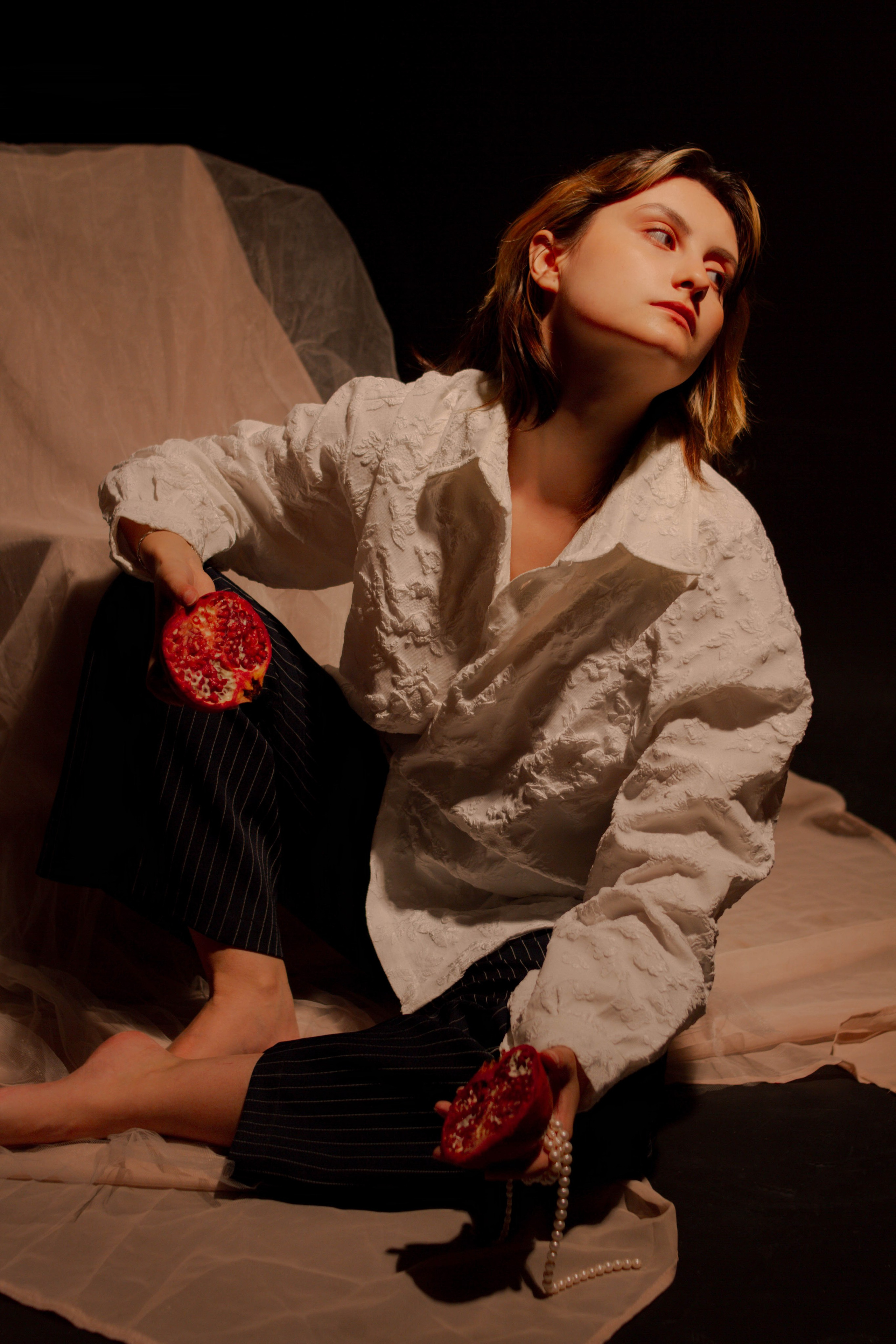 Гранат и жемчуг. Создадим шедевр? Виталина и её фотоискусство