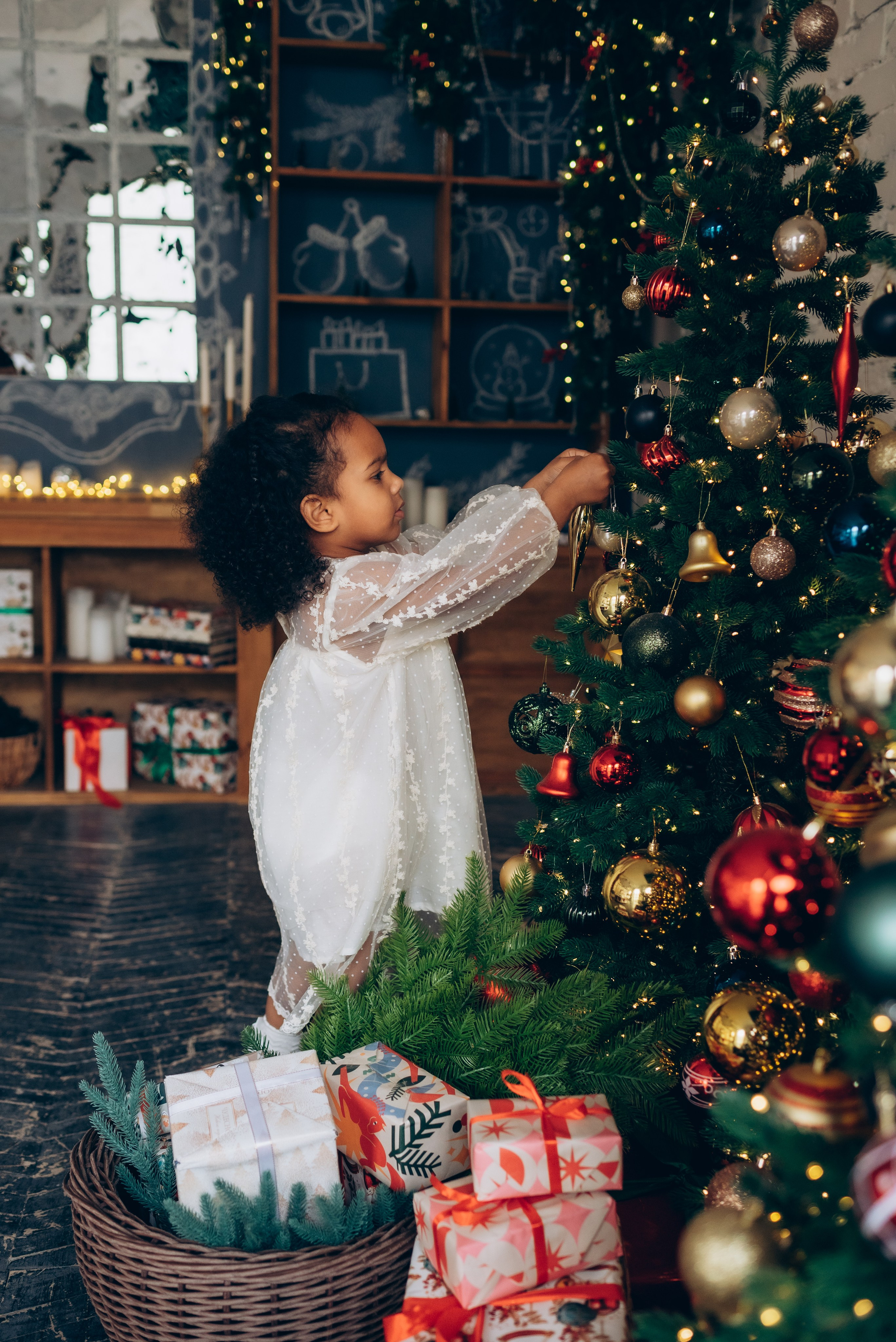 Новый год Наталья с дочкой. Семейный фотограф в Тюмени Ксения Мязитова