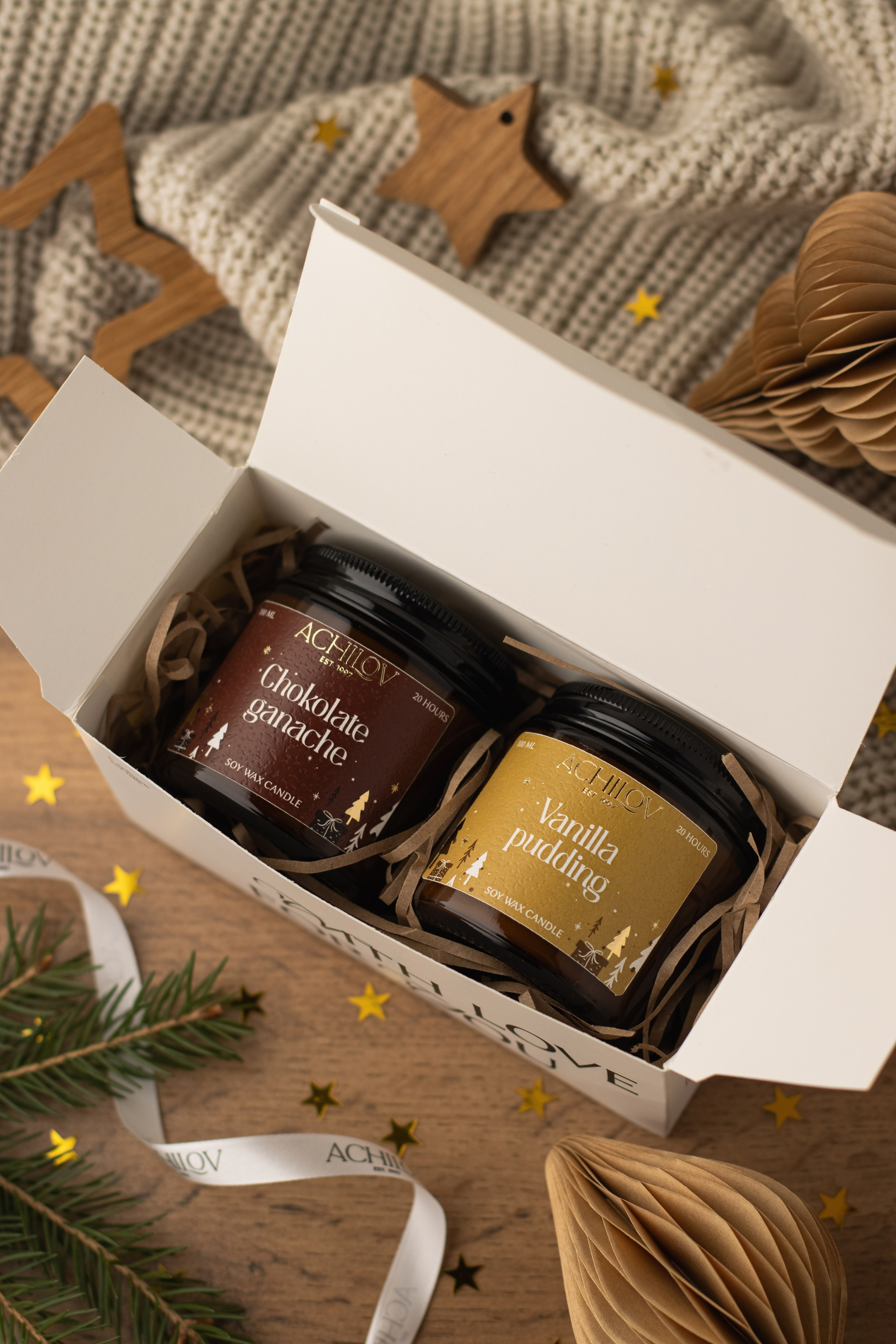 Новогодние свечи ACHILOV. Предметный фотограф в Балашихе Анастасия Михайлова