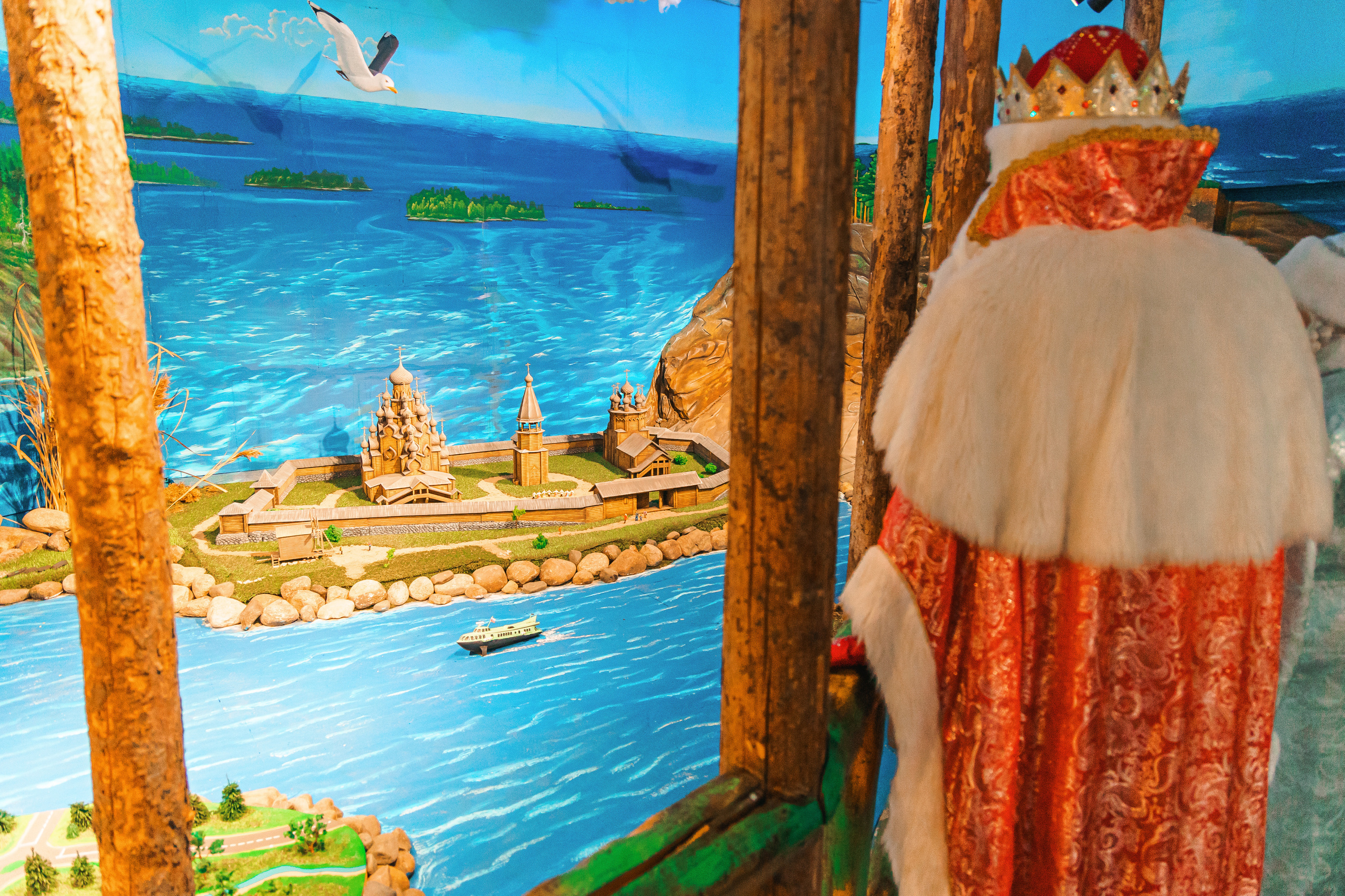 Встреча Деда Мороза и Лапландского Талвиукко.Резиденция Талвиукко. Свадебный фотограф в Хабаровске