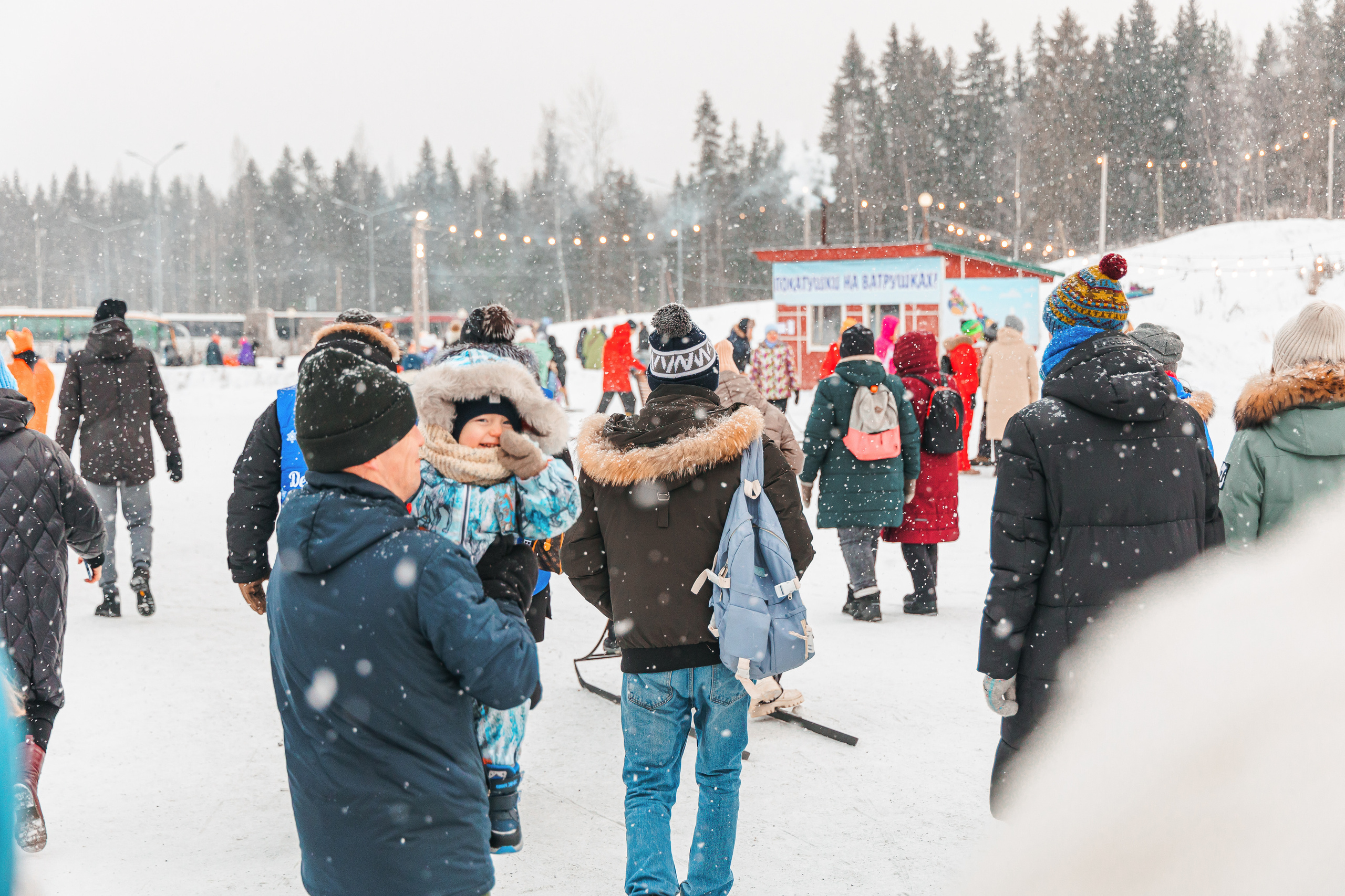 Встреча Деда Мороза и Лапландского Талвиукко.Резиденция Талвиукко. Свадебный фотограф в Хабаровске
