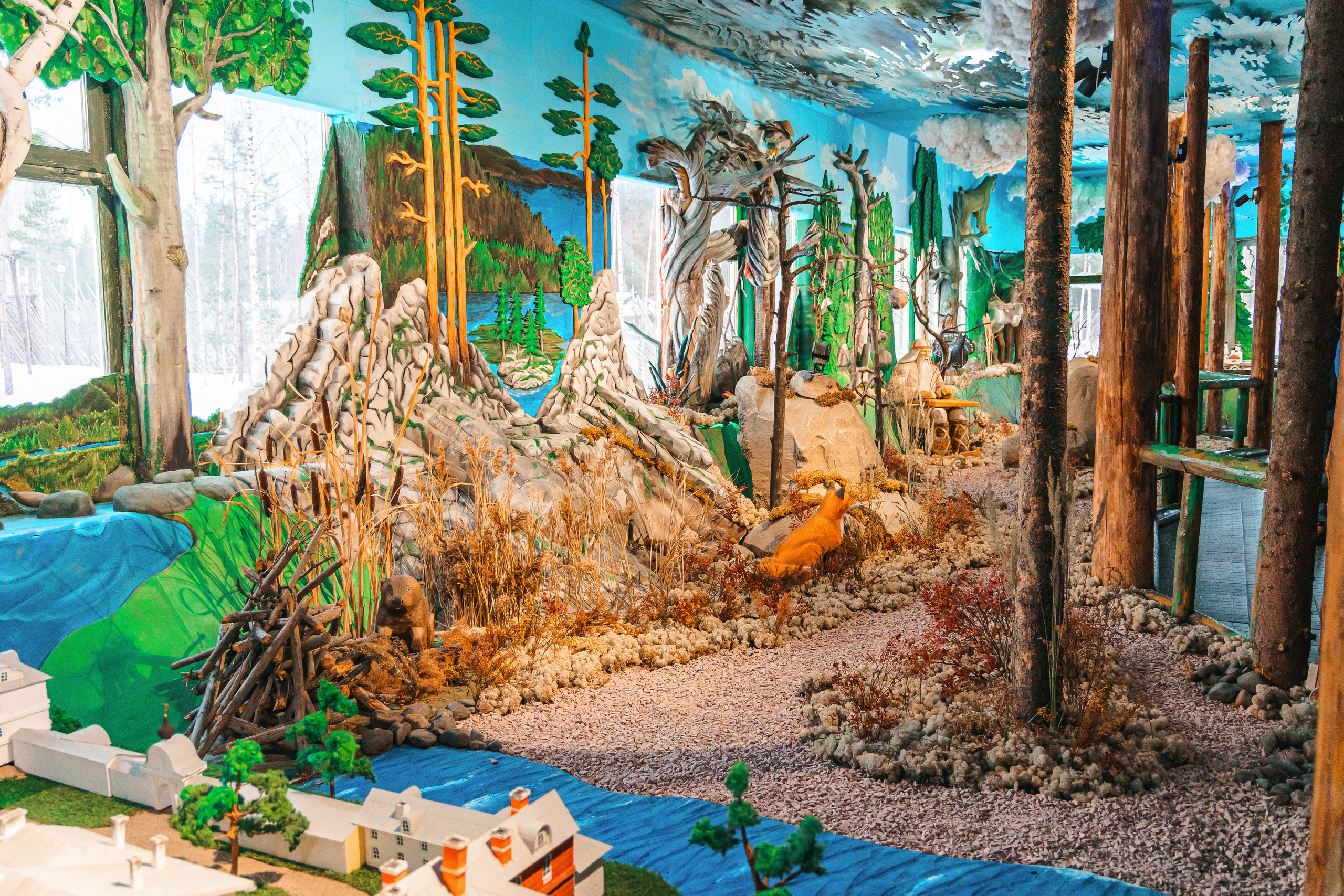 Встреча Деда Мороза и Лапландского Талвиукко.Резиденция Талвиукко. Свадебный фотограф в Хабаровске