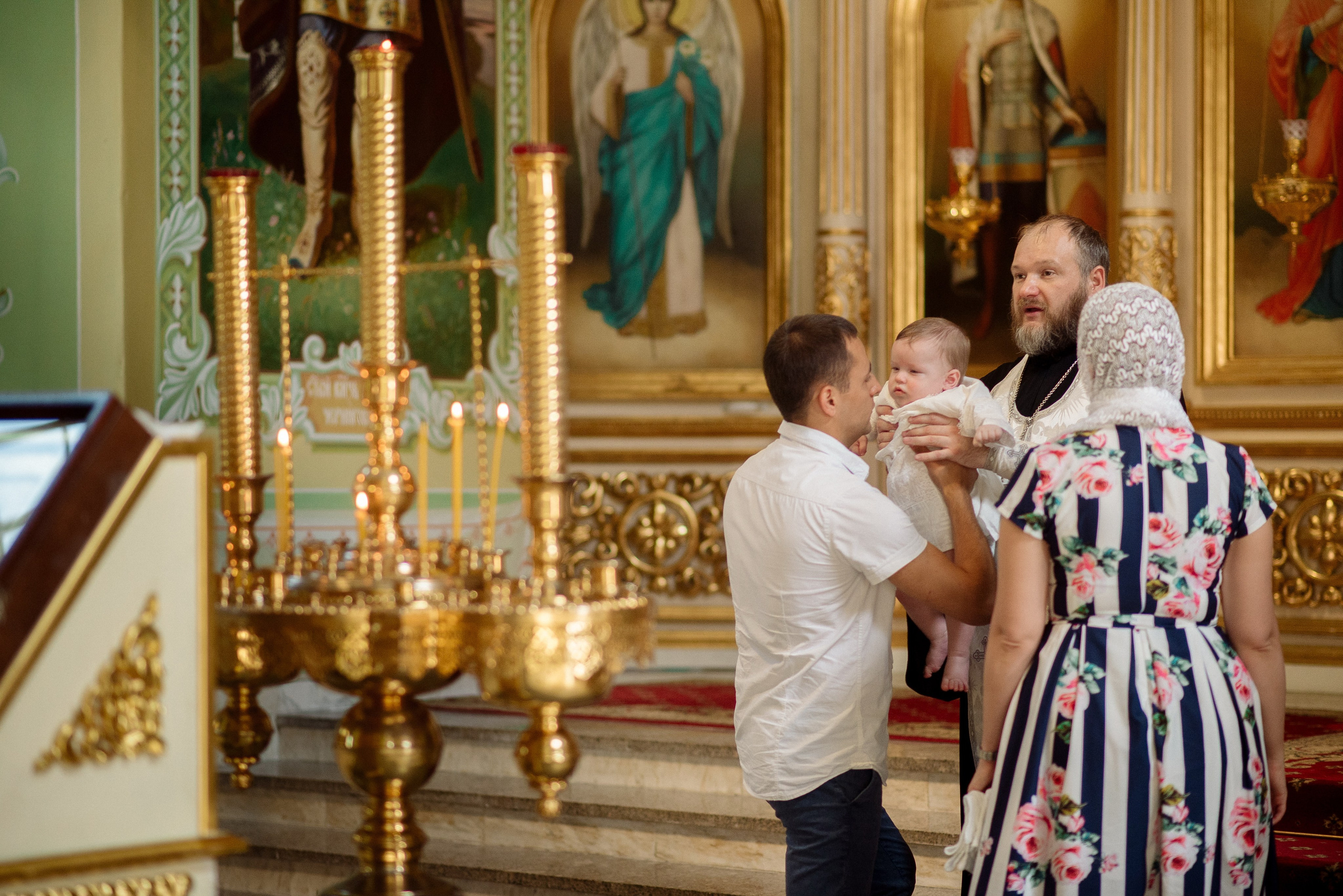 Крещение Сашули. Фотограф Мария Стрелкова