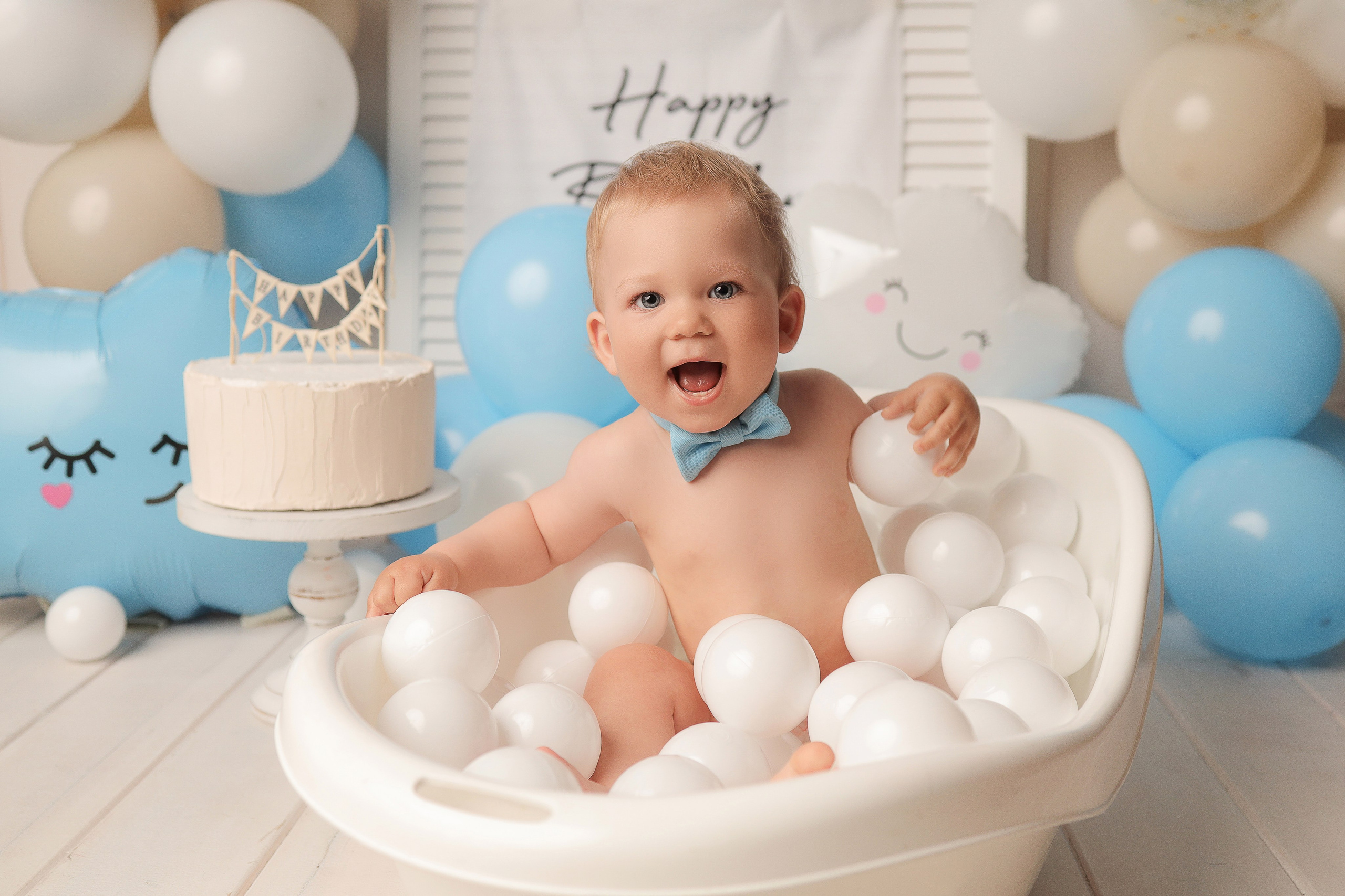 Тимофей, 1 годик. Фотограф новорожденных в Новокузнецке Анна Горошникова