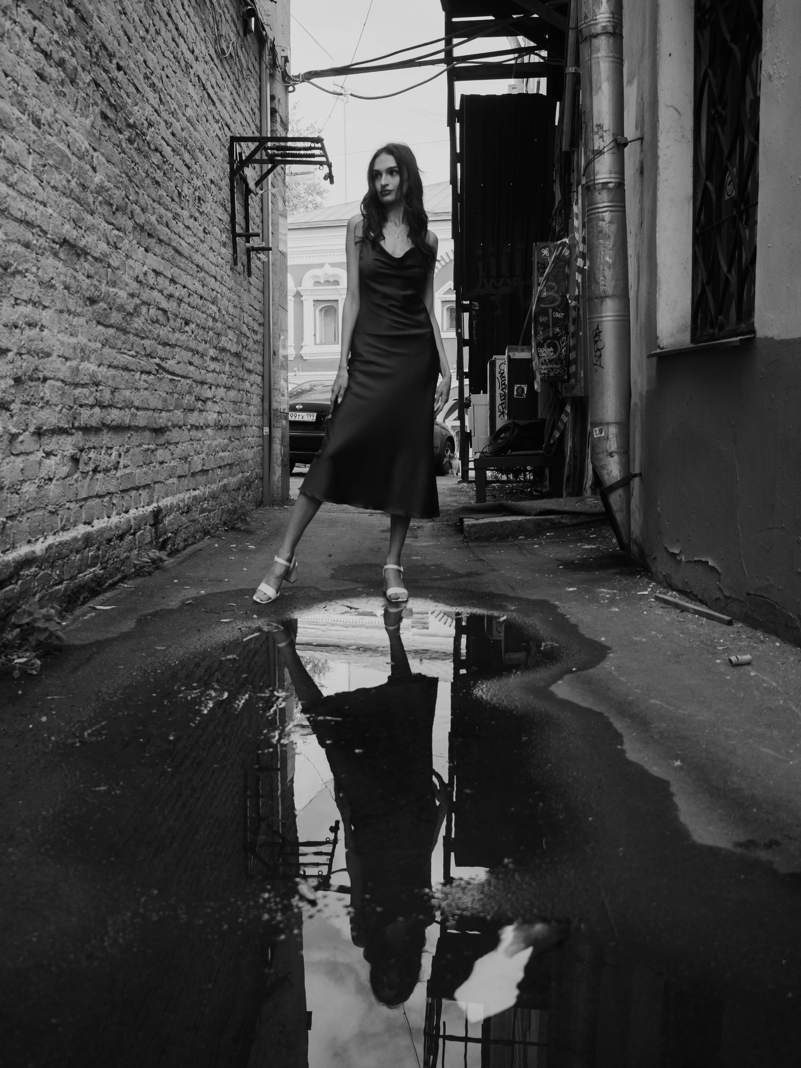 Черно-белое фото