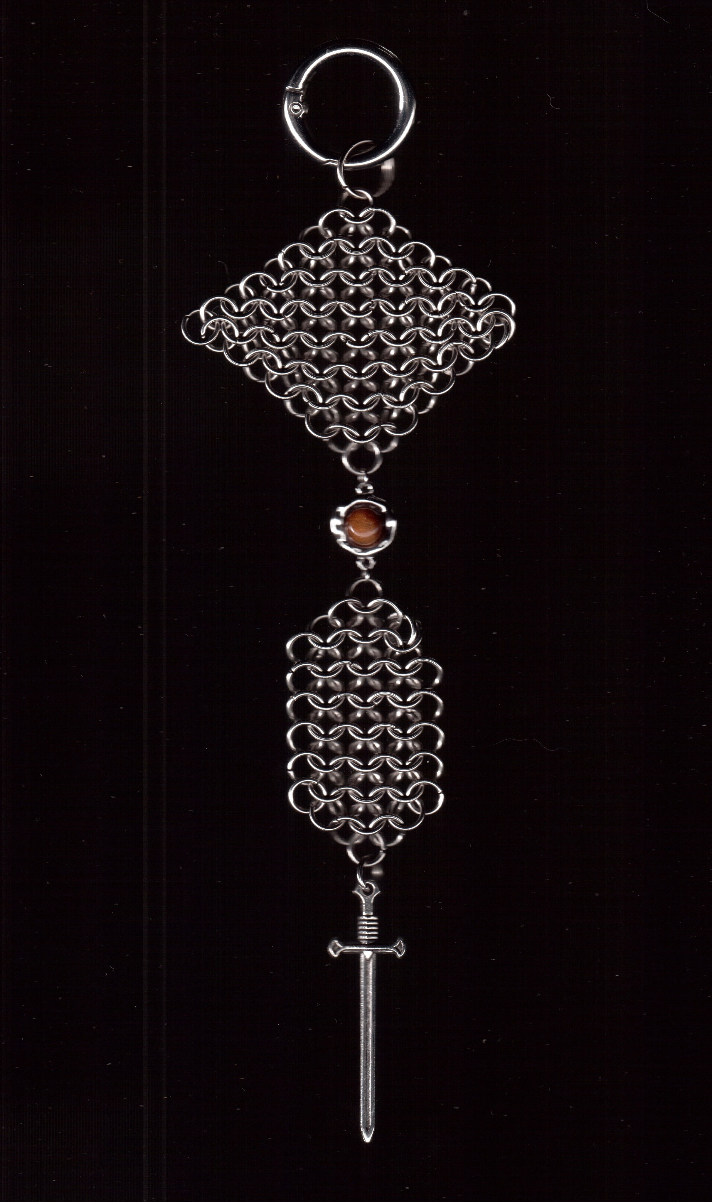 Обвесы на сумку из кольчуги. Украшения из кольчуги в Москве Соня Спросонья