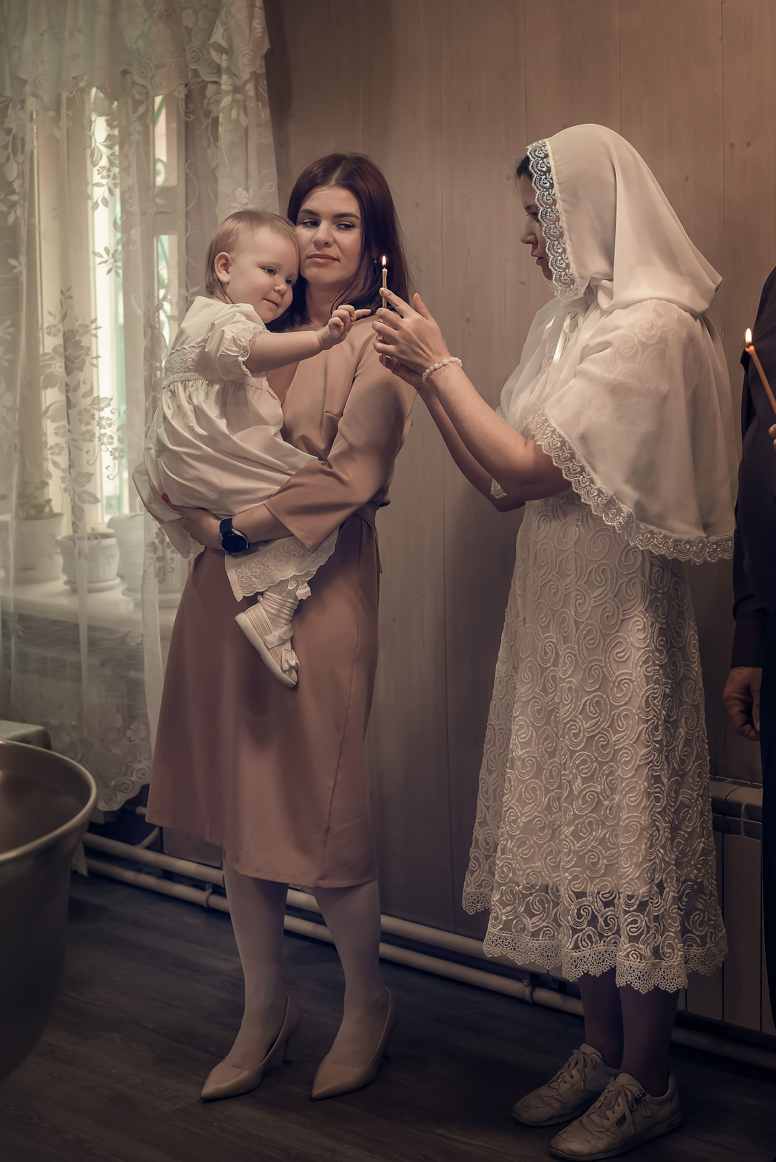 Сьемка крещения в Красноярске. Фотографы крещения/венчания  Красноярск Татьяна и Вячеслав Переваловы