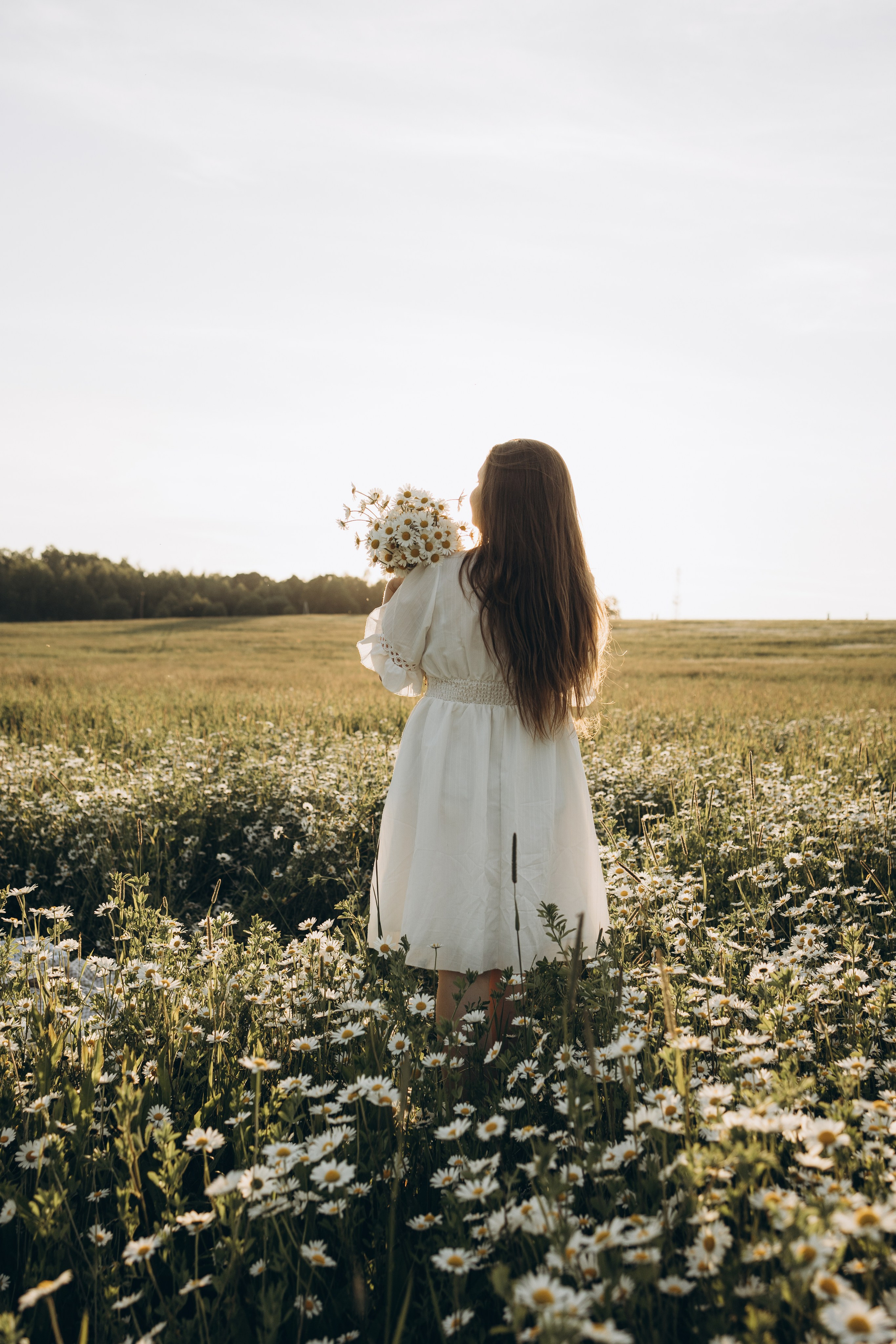 Маша и ромашки. Семейный фотограф в Москве Виктория Ястребинская