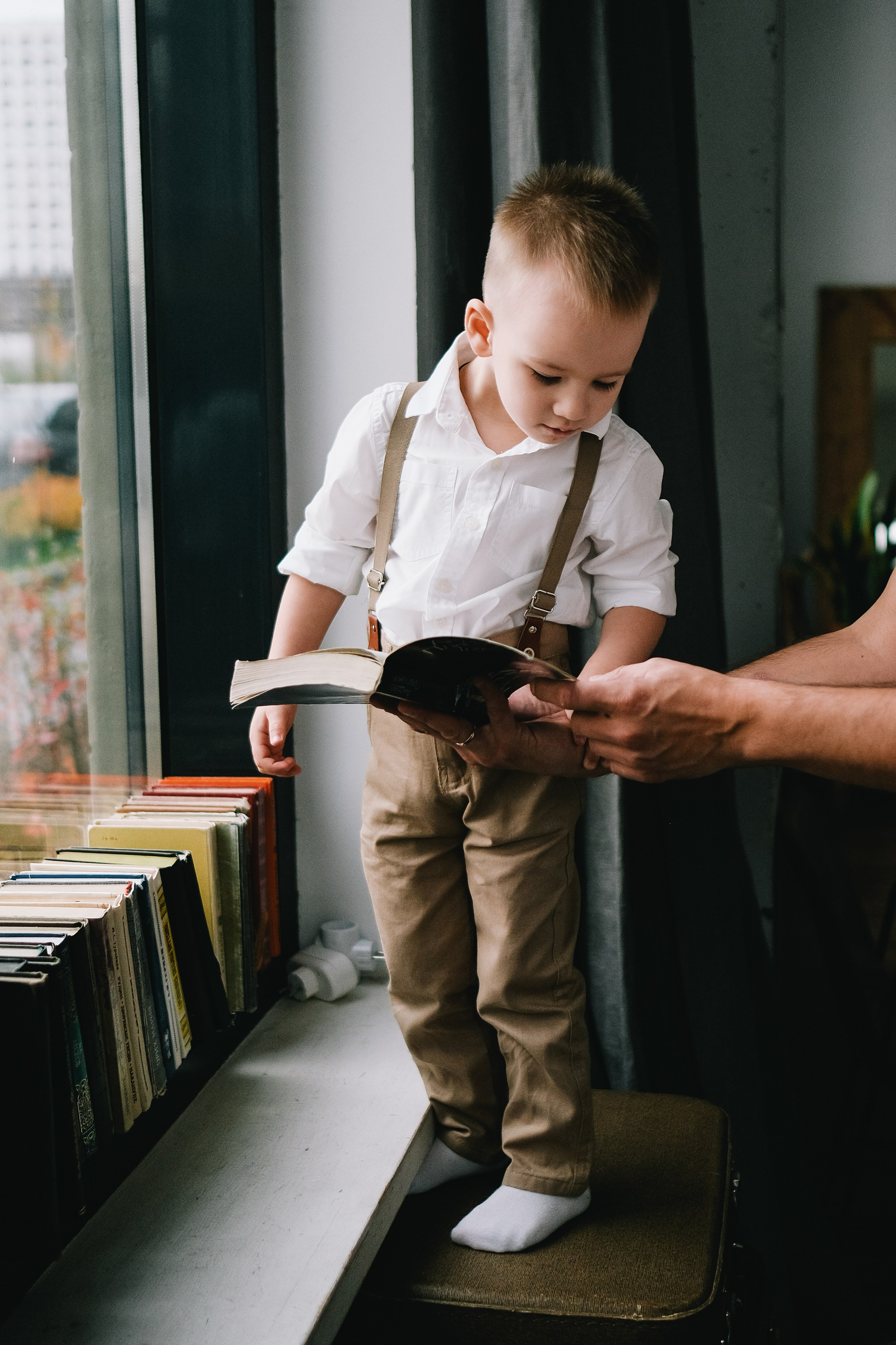 Небольшая фотосессия в студии на 1 годик. Фотограф Михаил Ерохин | Москва