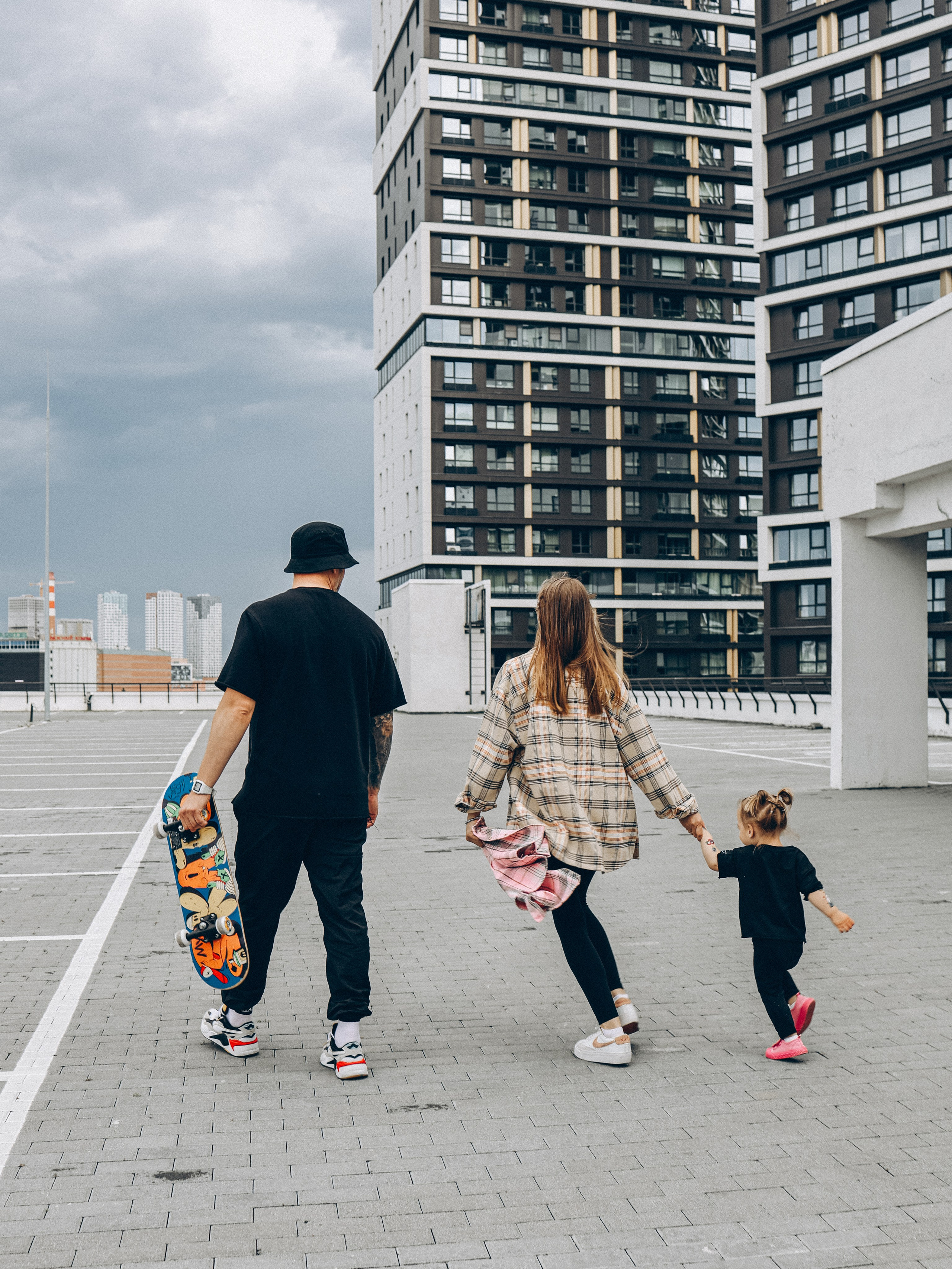 Семейная фотосессия на скейтборде. Семейный и детский фотограф в  г. Екатеринбурге Холодова Юлия