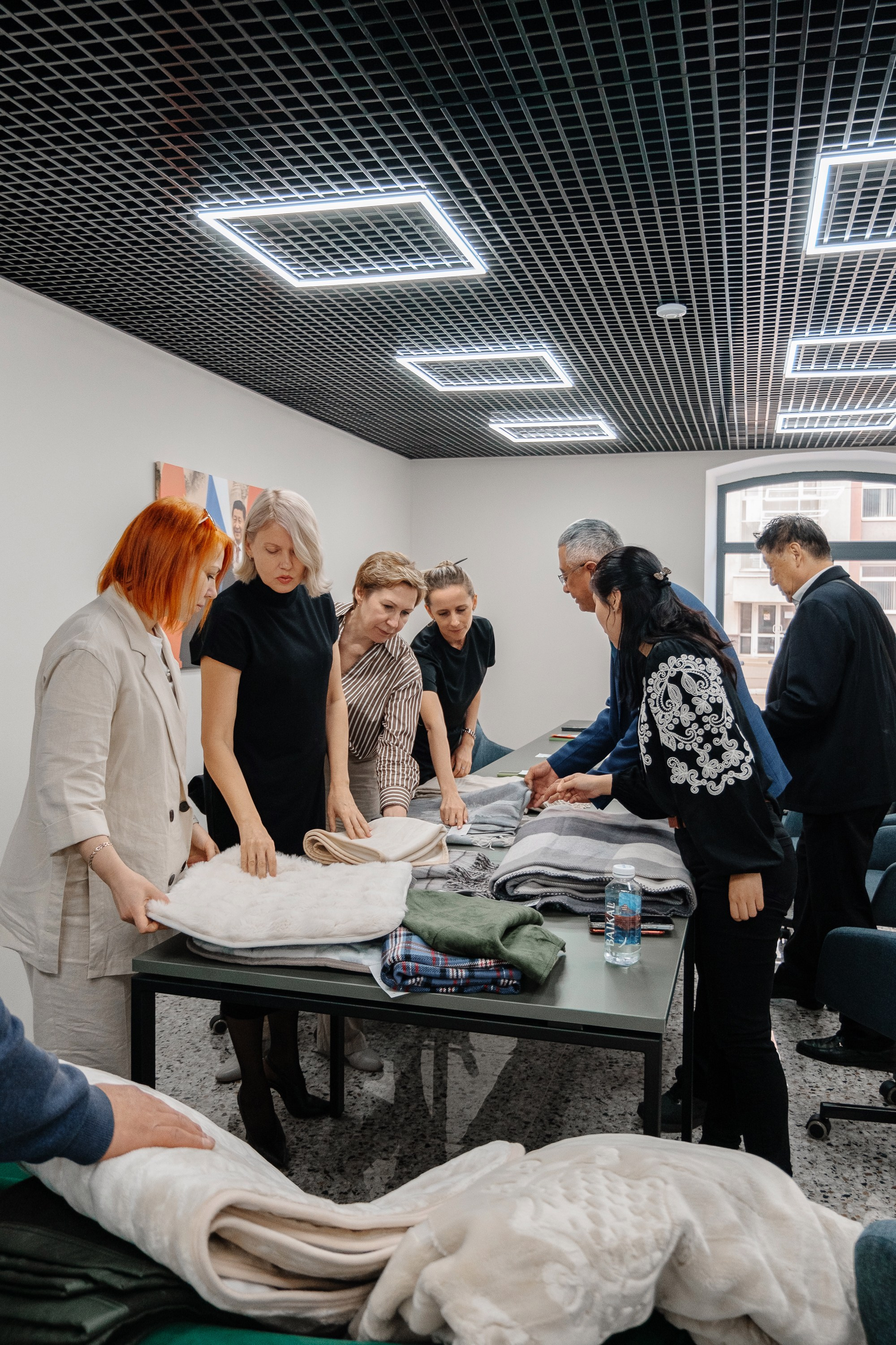 Делегация Китая в Ивановской текстильной компании