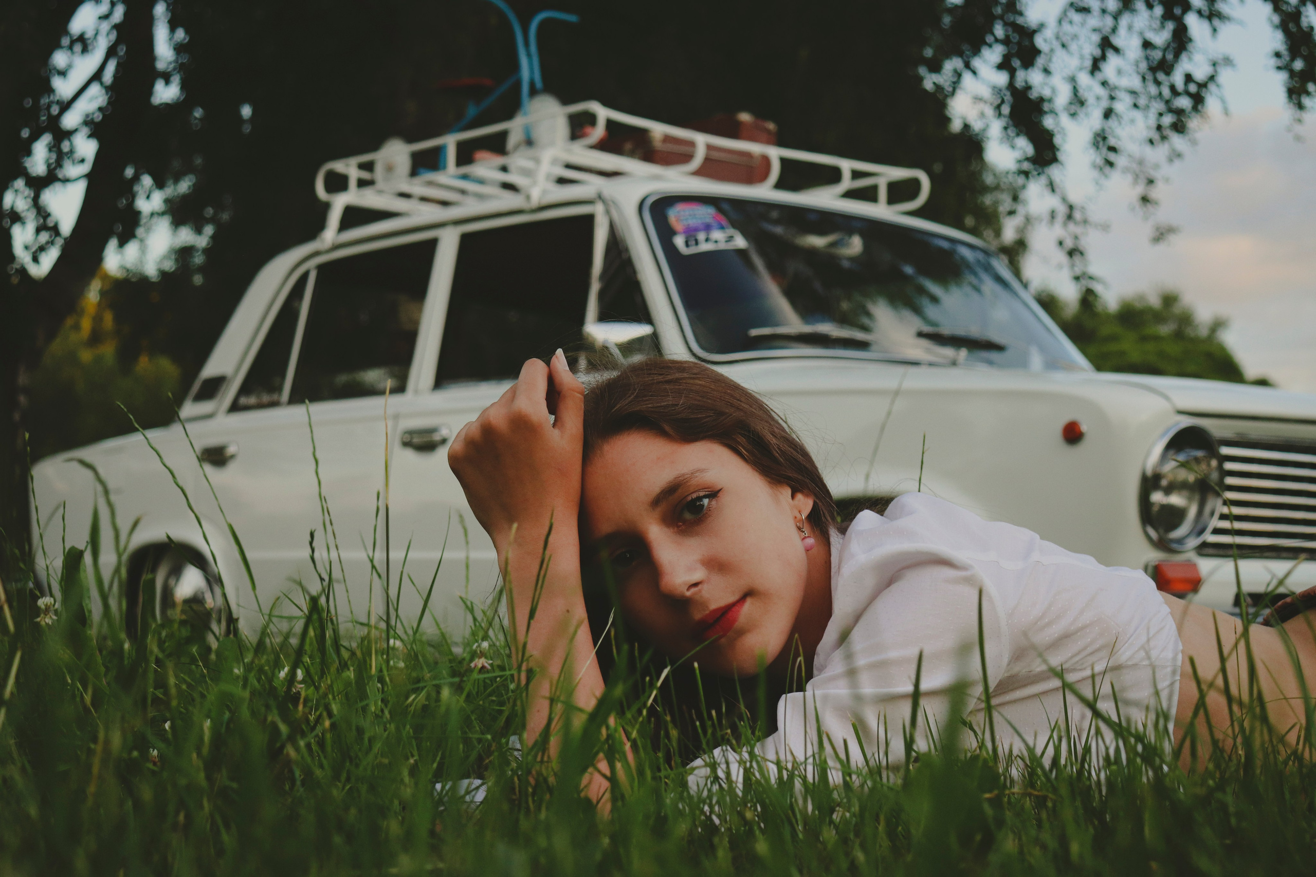 Настя и ваз 2101. Ивентный фотограф в Санкт-Петербурге Олег Комков