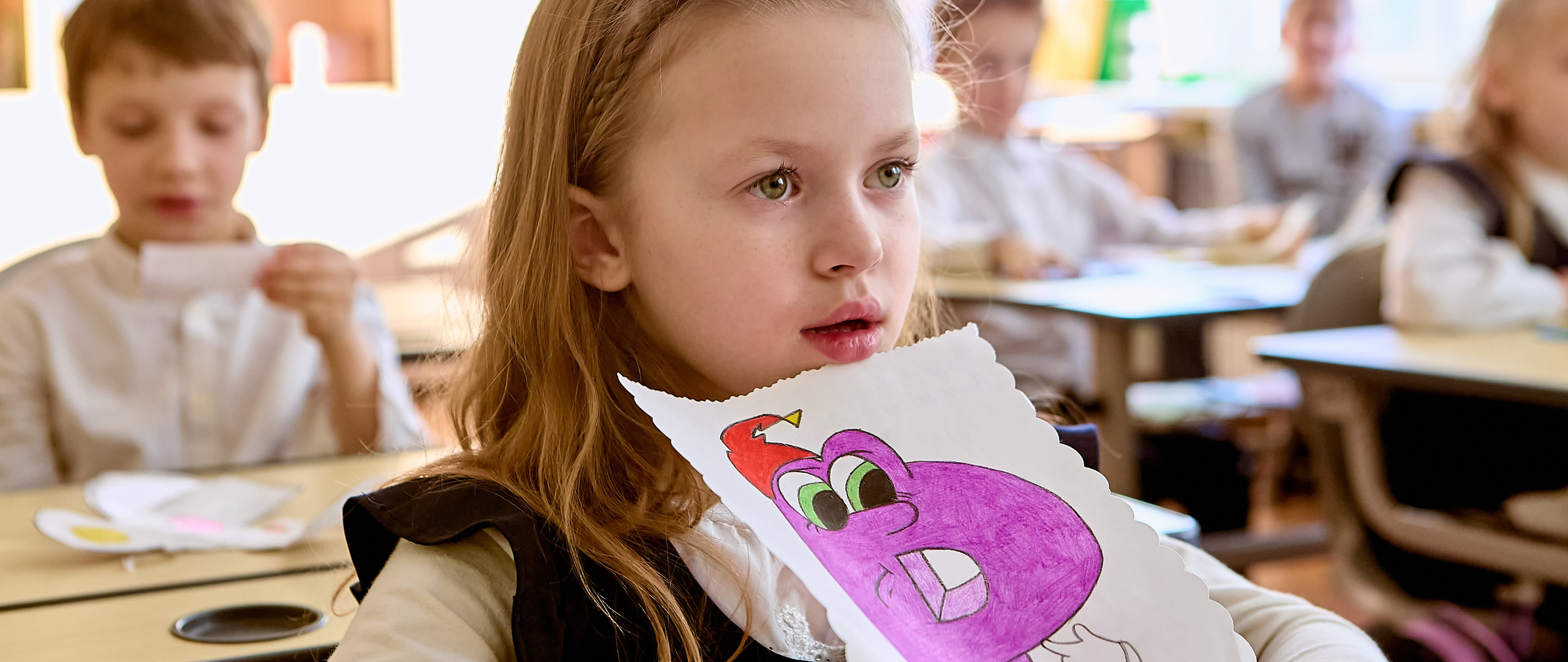 Детский портрет 1-го «А» класса