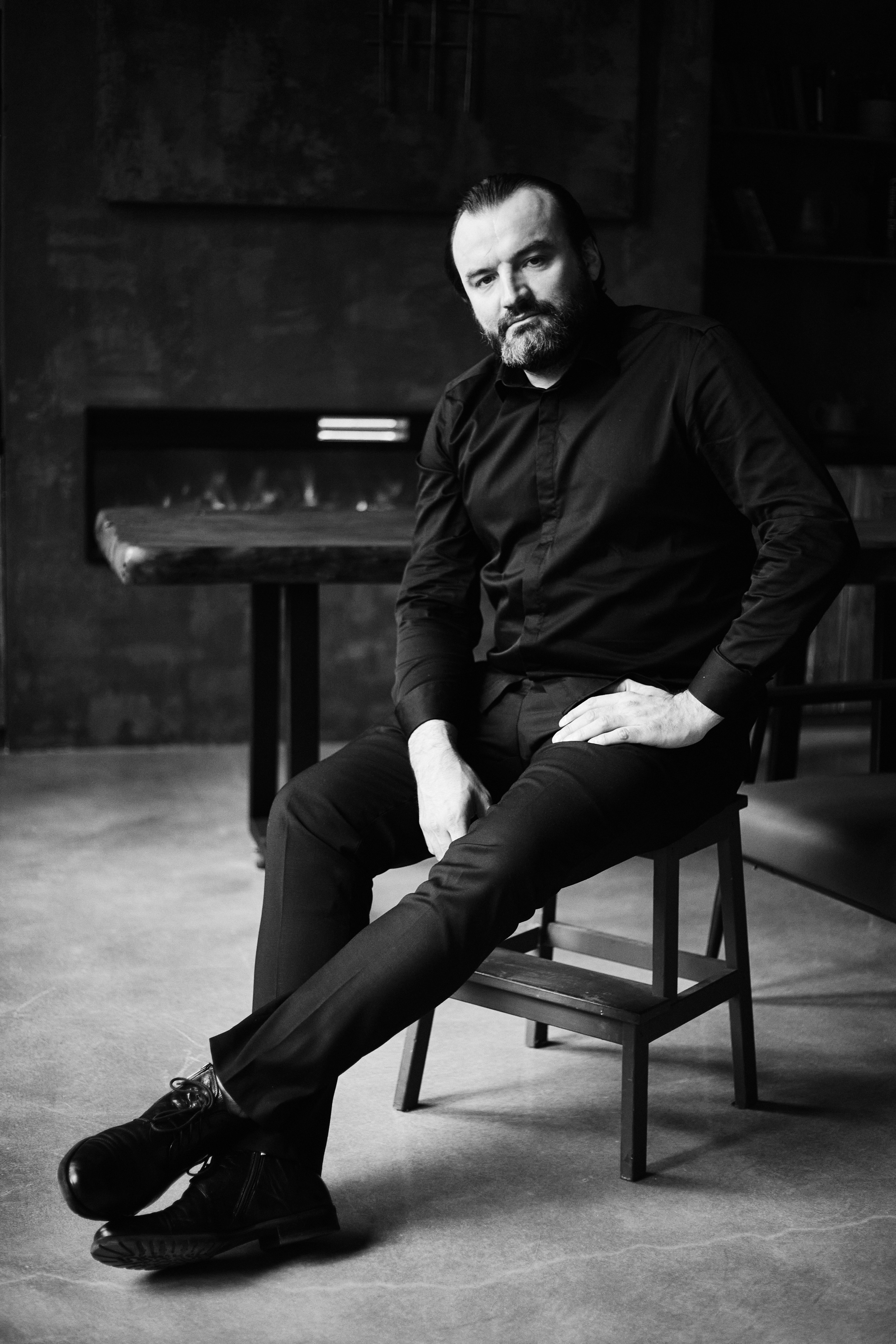 Мужской портрет — Фотосессия в студии. Анна Потявина. Фотограф Москва