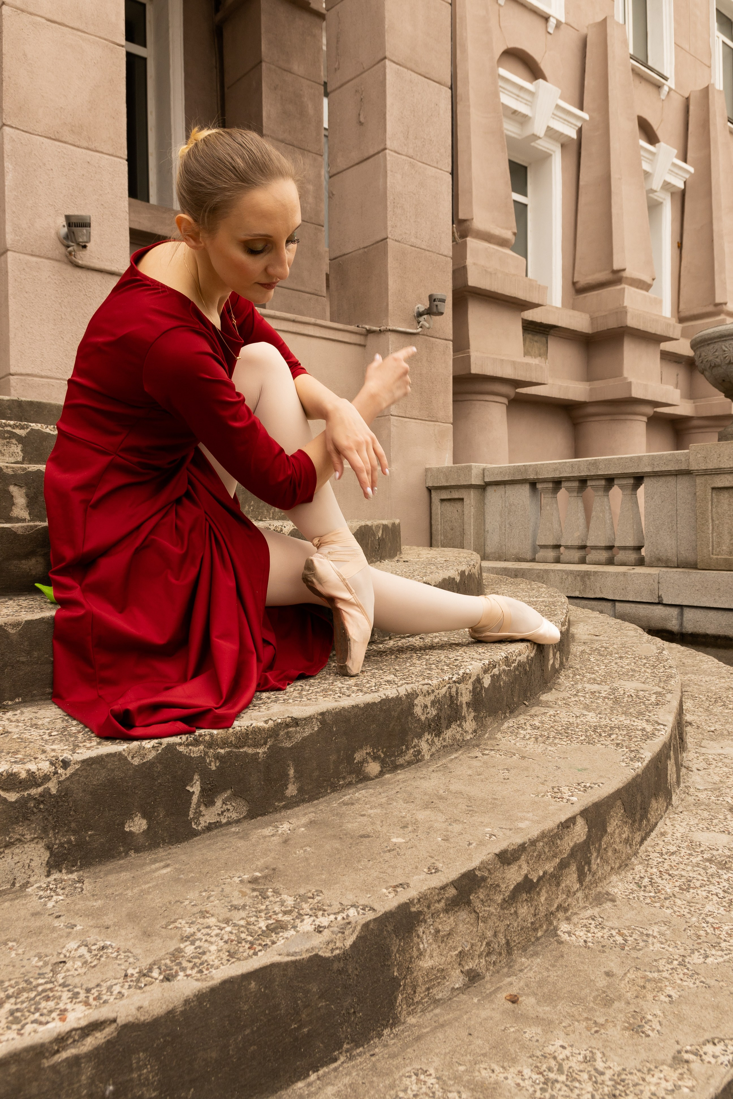Балерина в городе. Фотограф Владивосток