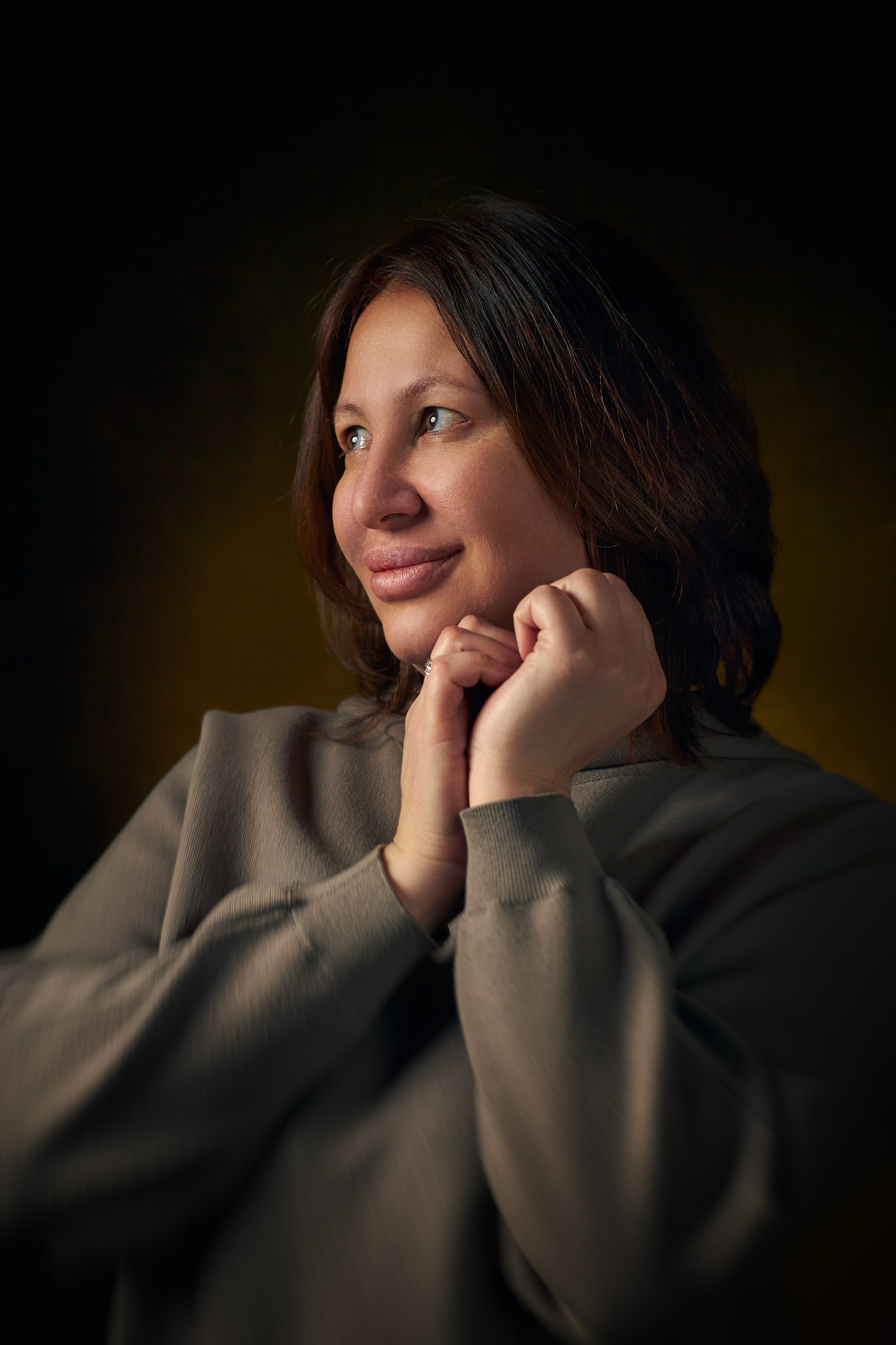 Окрашивание в темный шеколад