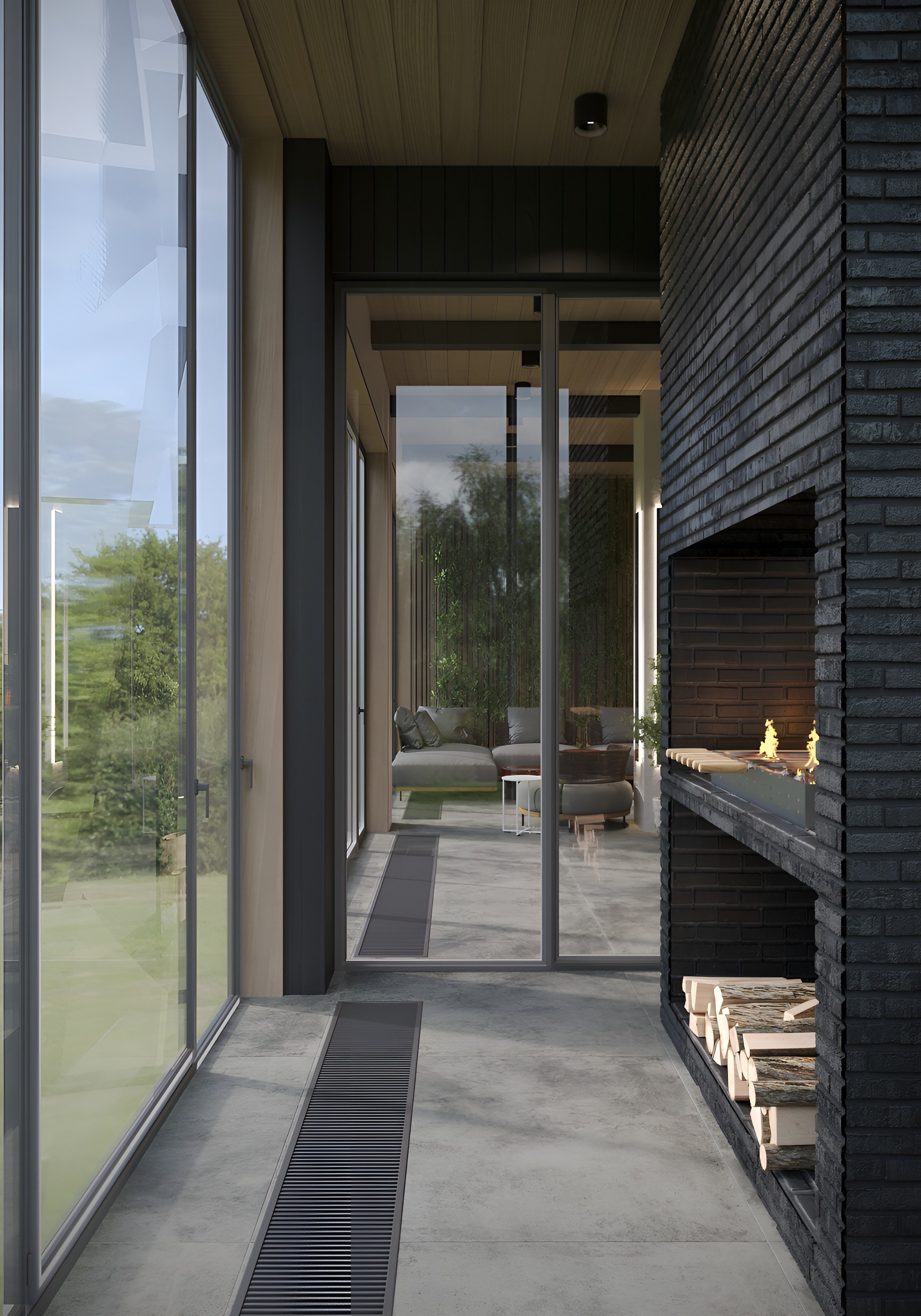 Веранда. 3D Визуализация интерьеров жилых и коммерческих помещений